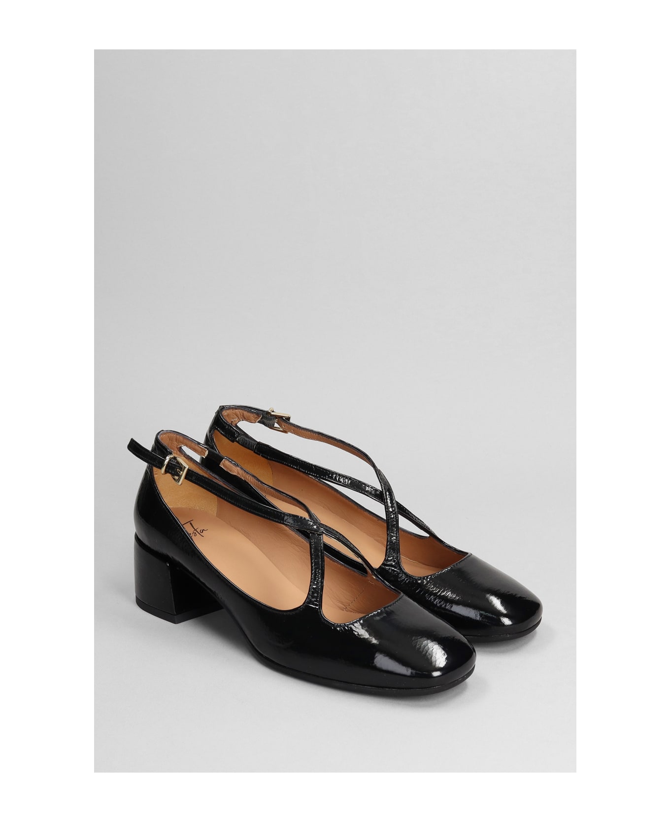 Roberto Festa Actress Pumps In Black Leather - black