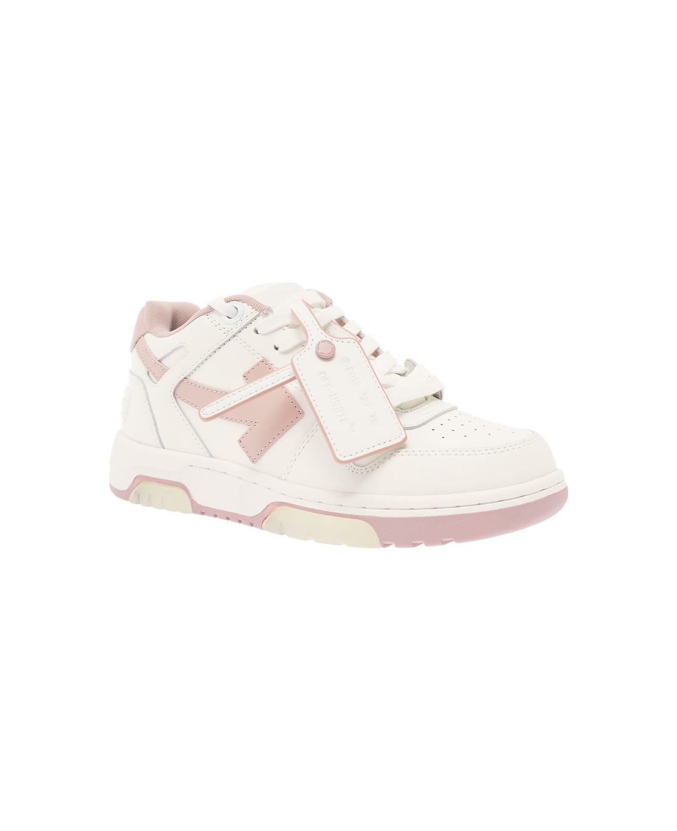 Off-White Out Of Office Calf Leather White Pink - Pink スニーカー