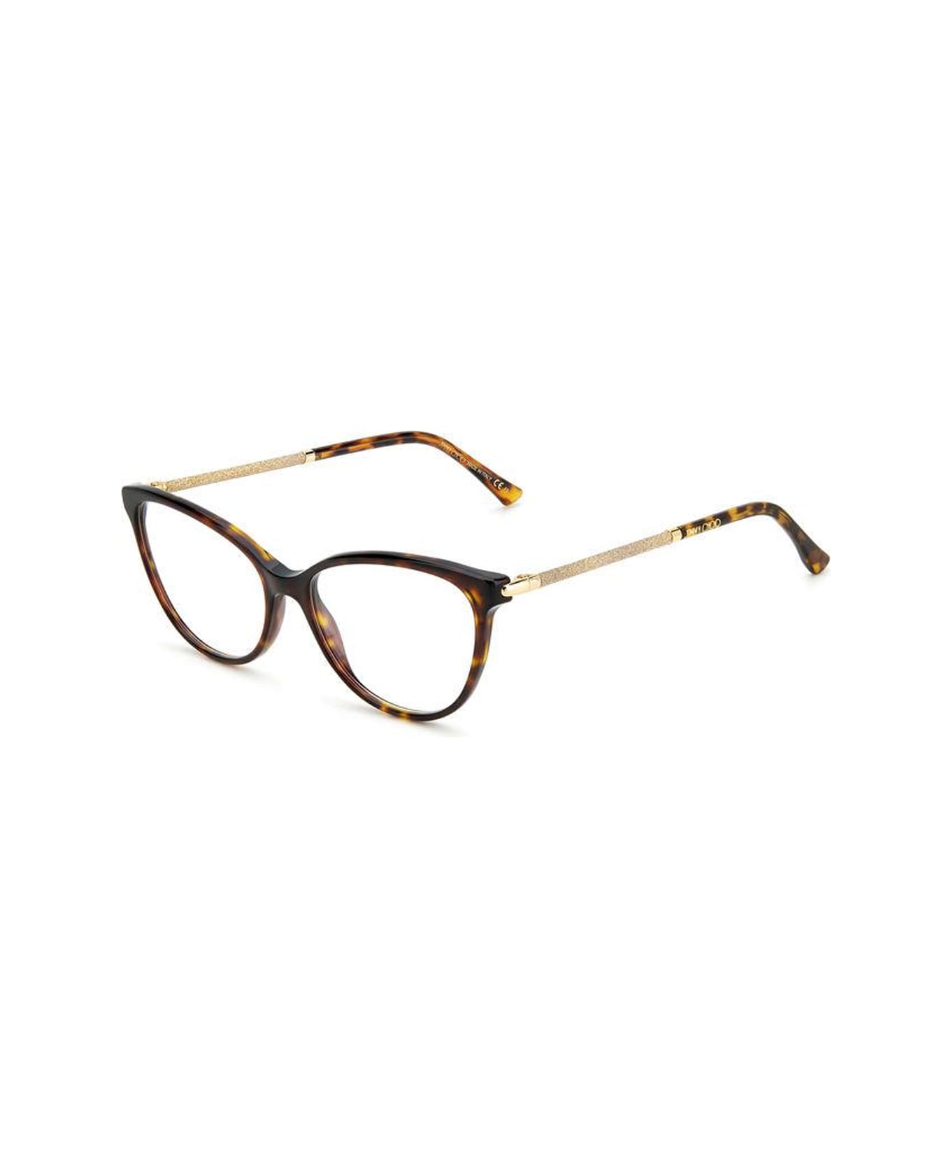 Jimmy Choo Eyewear Jc330 086/16 Havana Glasses - Marrone