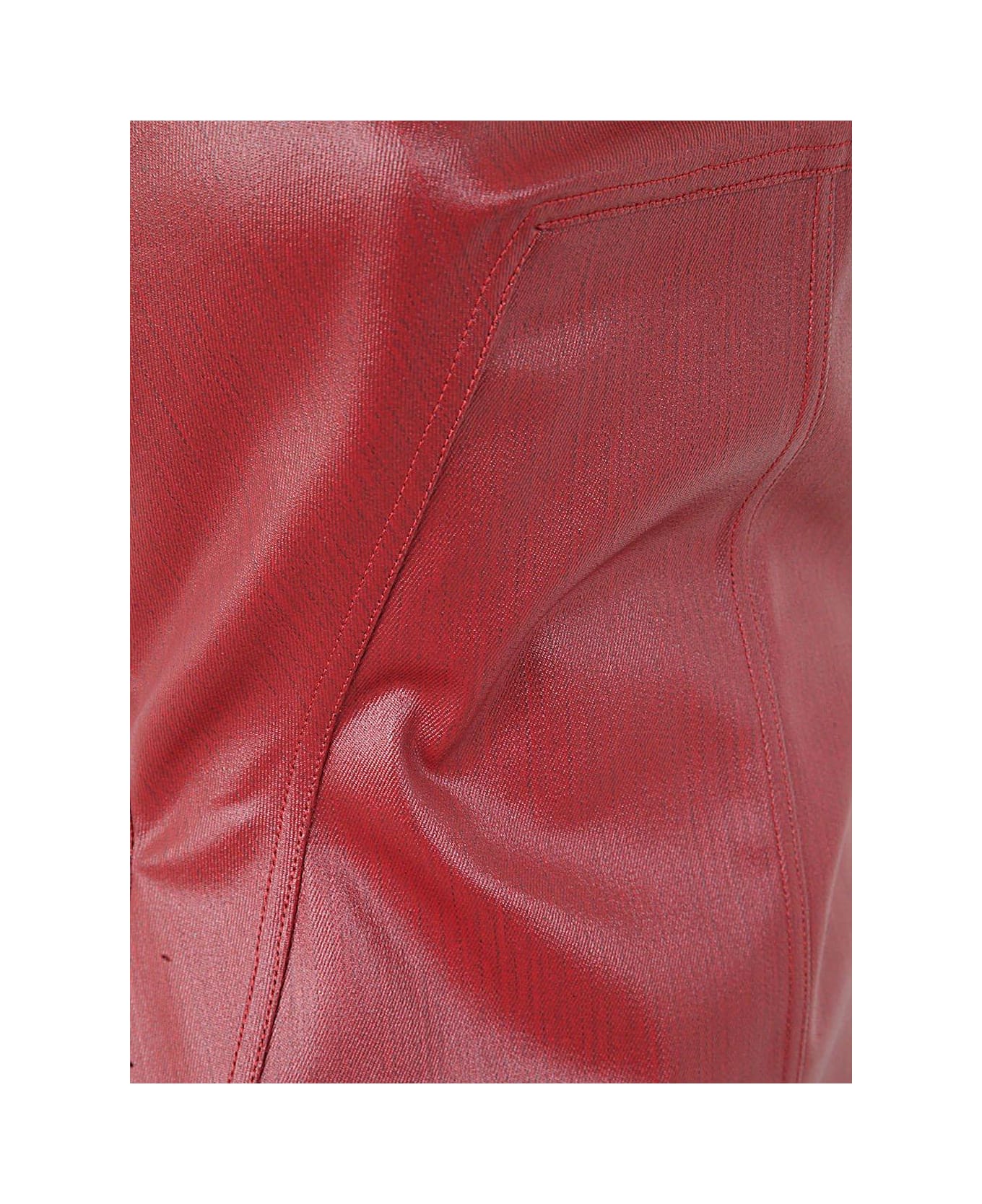 Rick Owens Strapless Bustier Top - Rosso