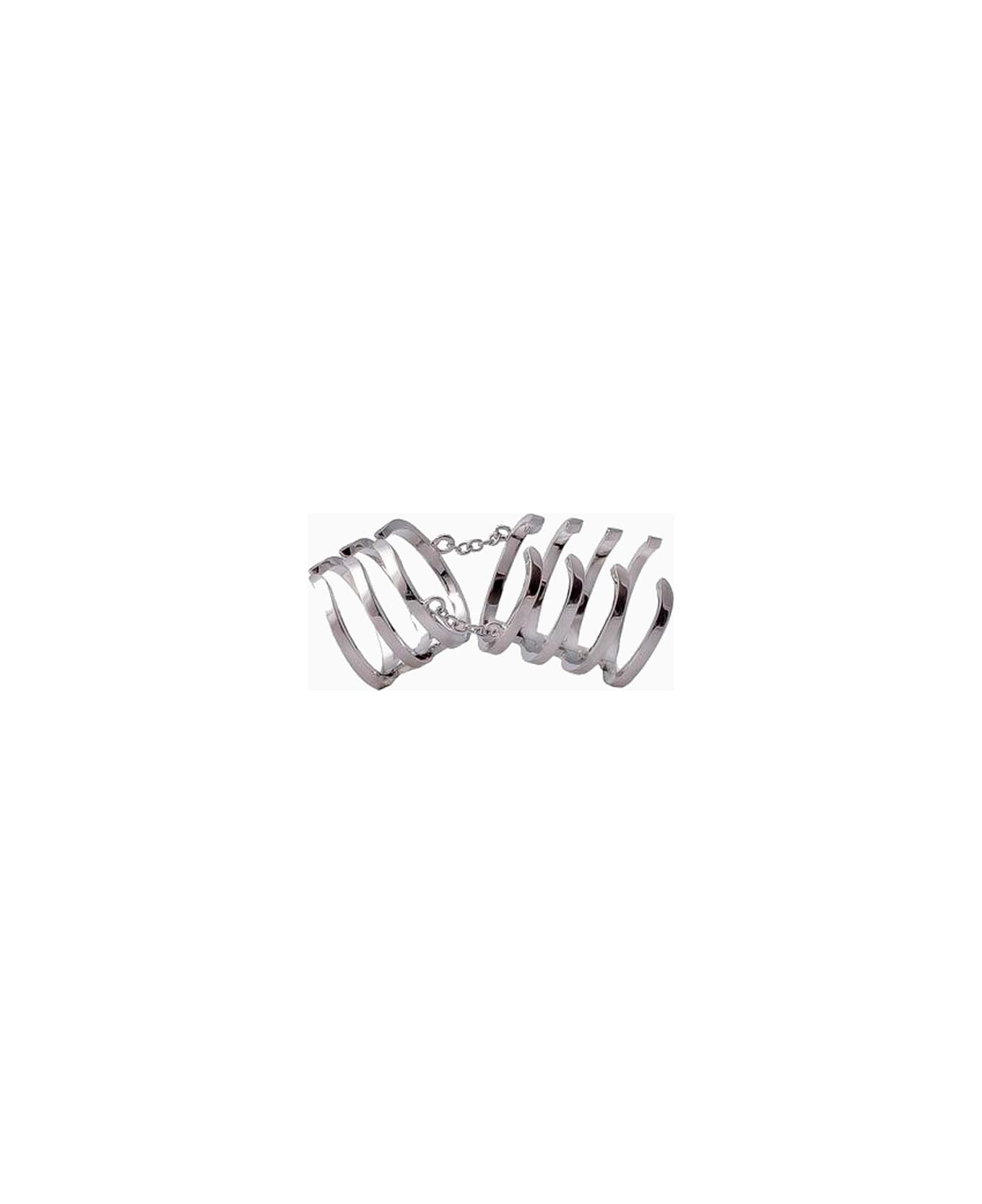 Federica Tosi Armor Hook Basic Ring Silver - SILVER