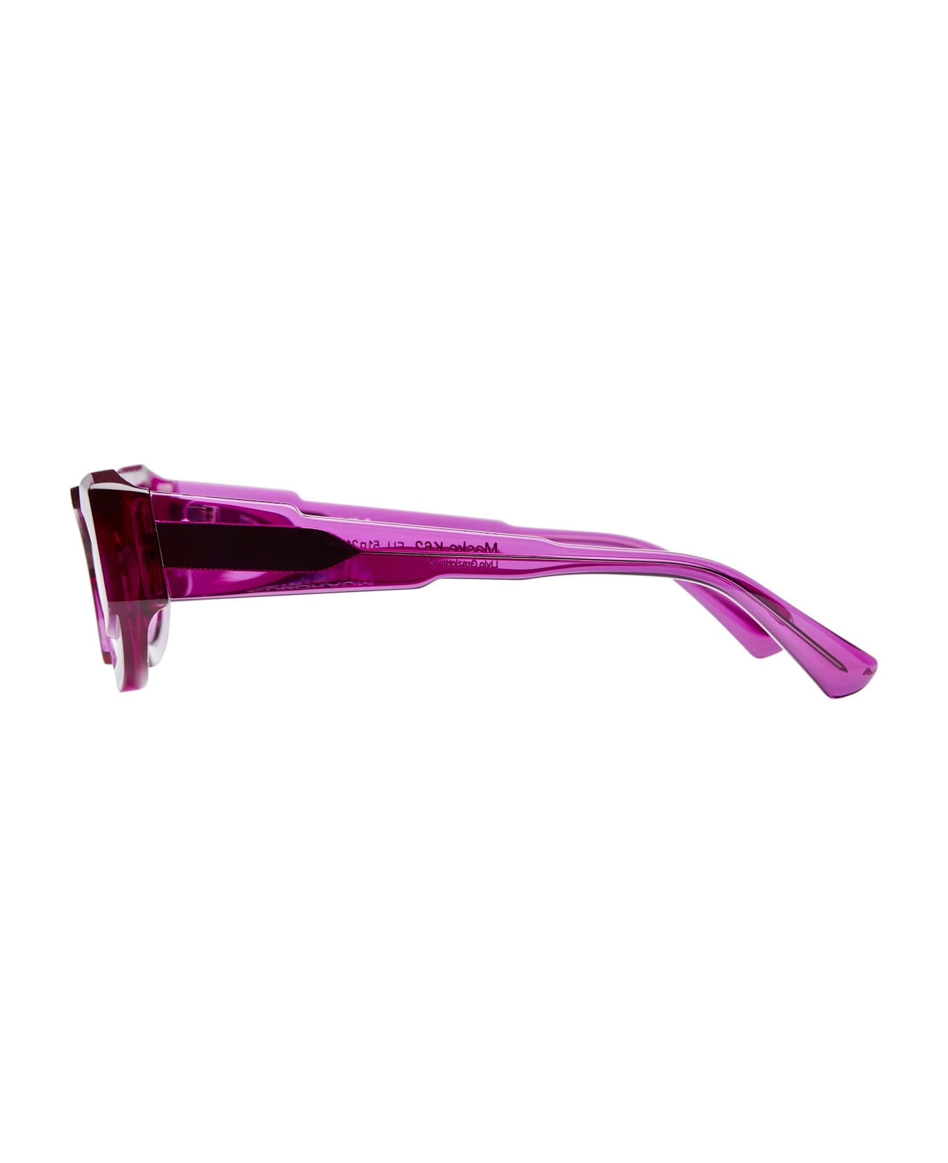 Kuboraum Mask K62 Fu / Transparent Fuchsia Rx Glasses - fuchsia