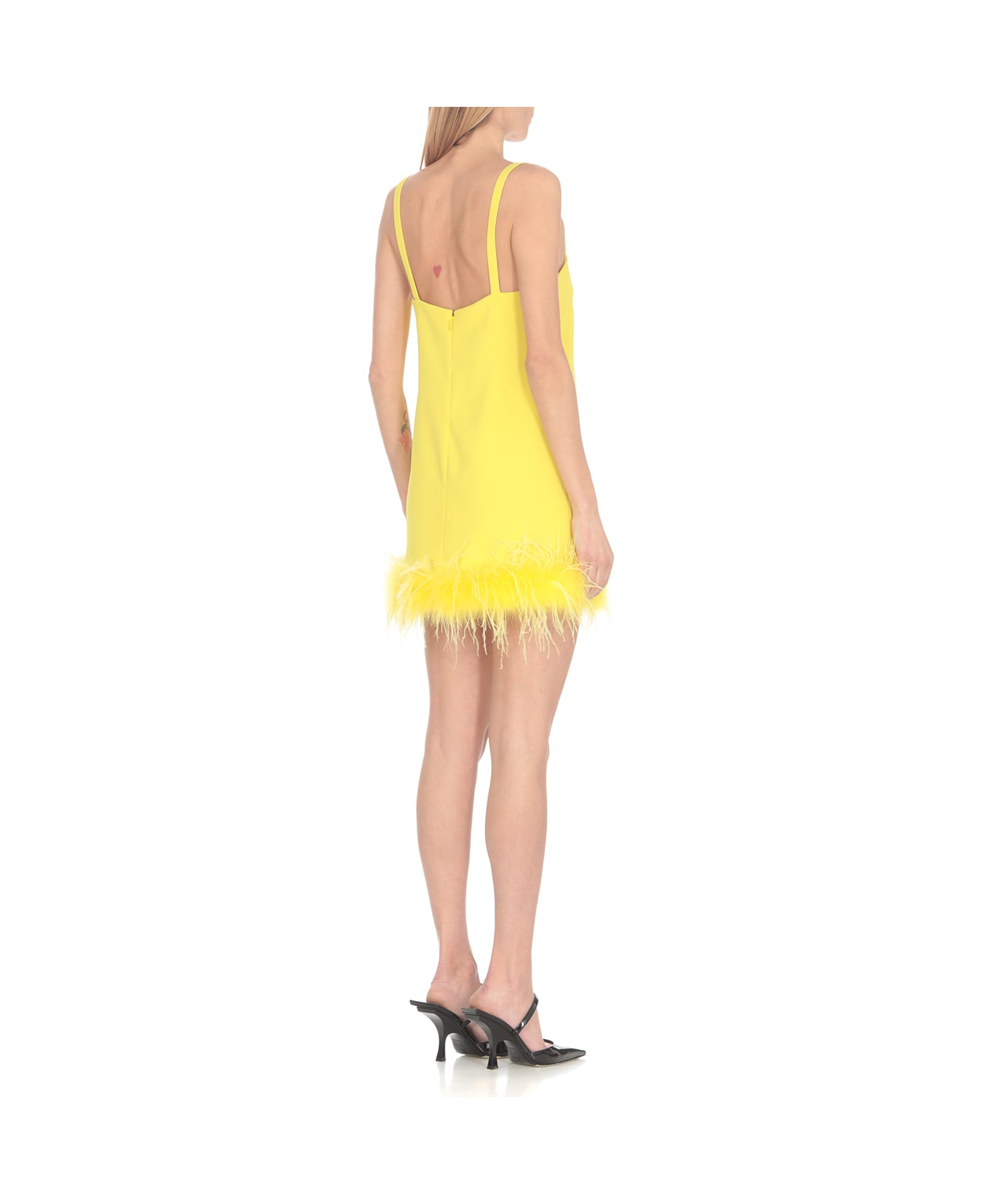 Pinko Trebbiano Dress - Yellow