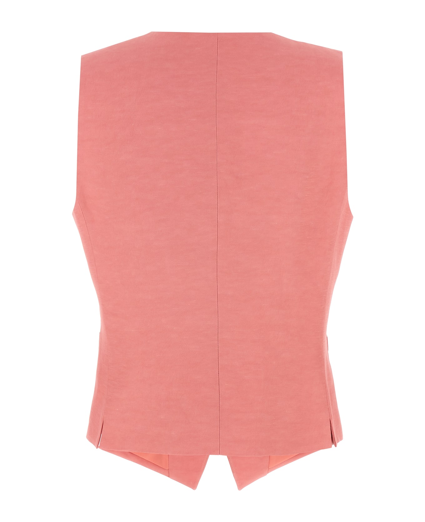 Alberto Biani Linen Viscose Vest - Pink