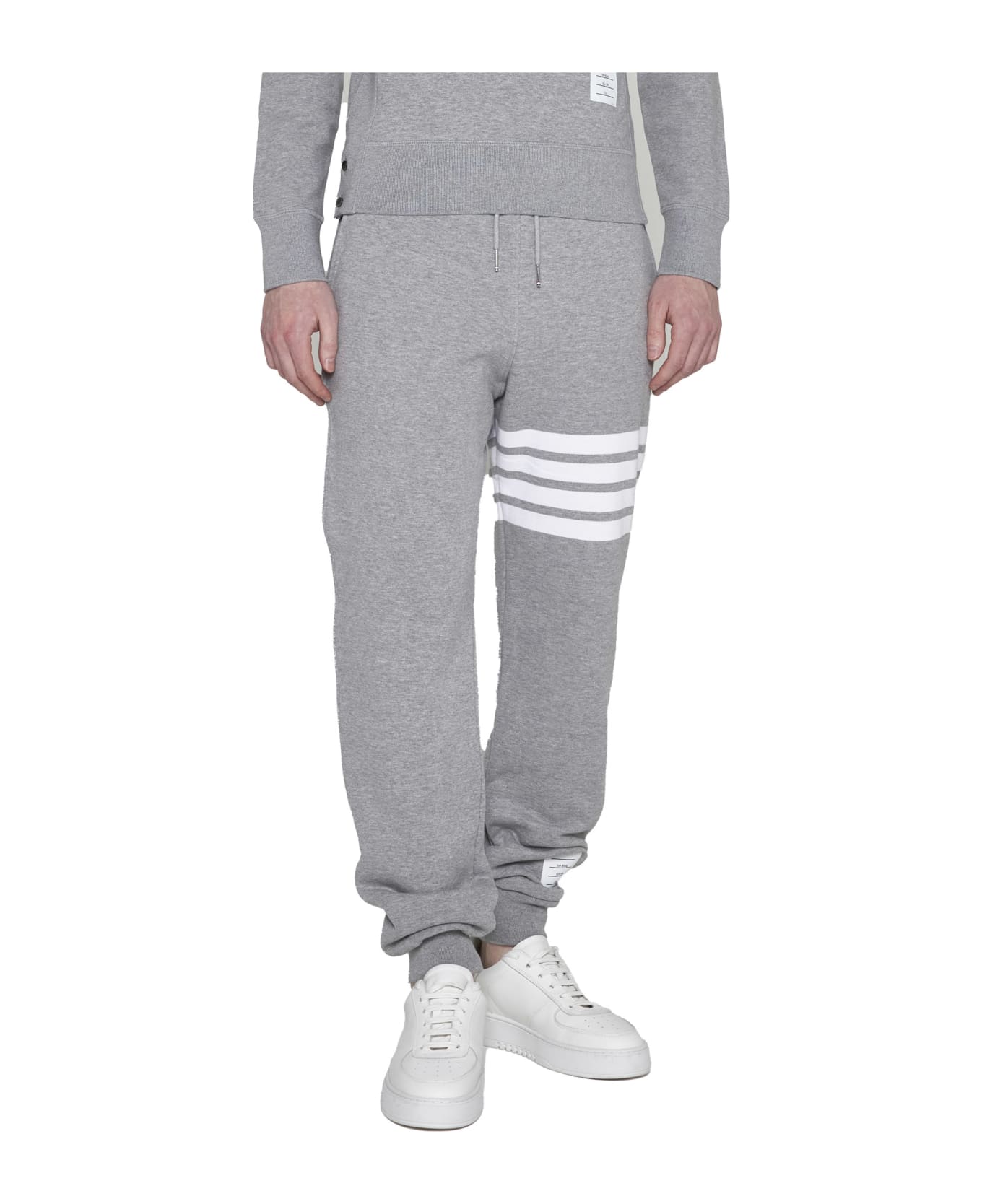 Thom Browne Blue Cotton Casual Pants
