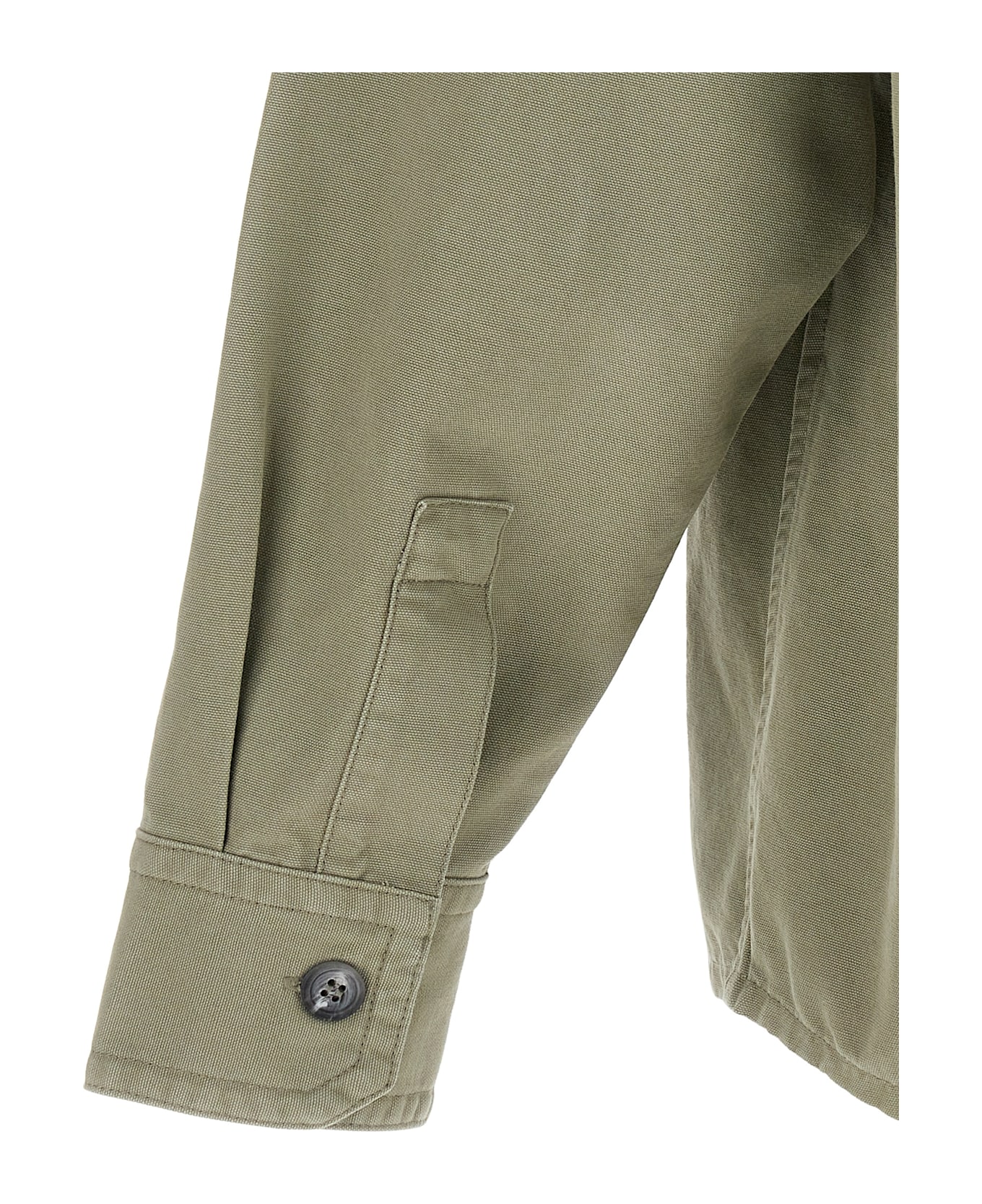 A.P.C. Logo Embroidery Shirt - Green