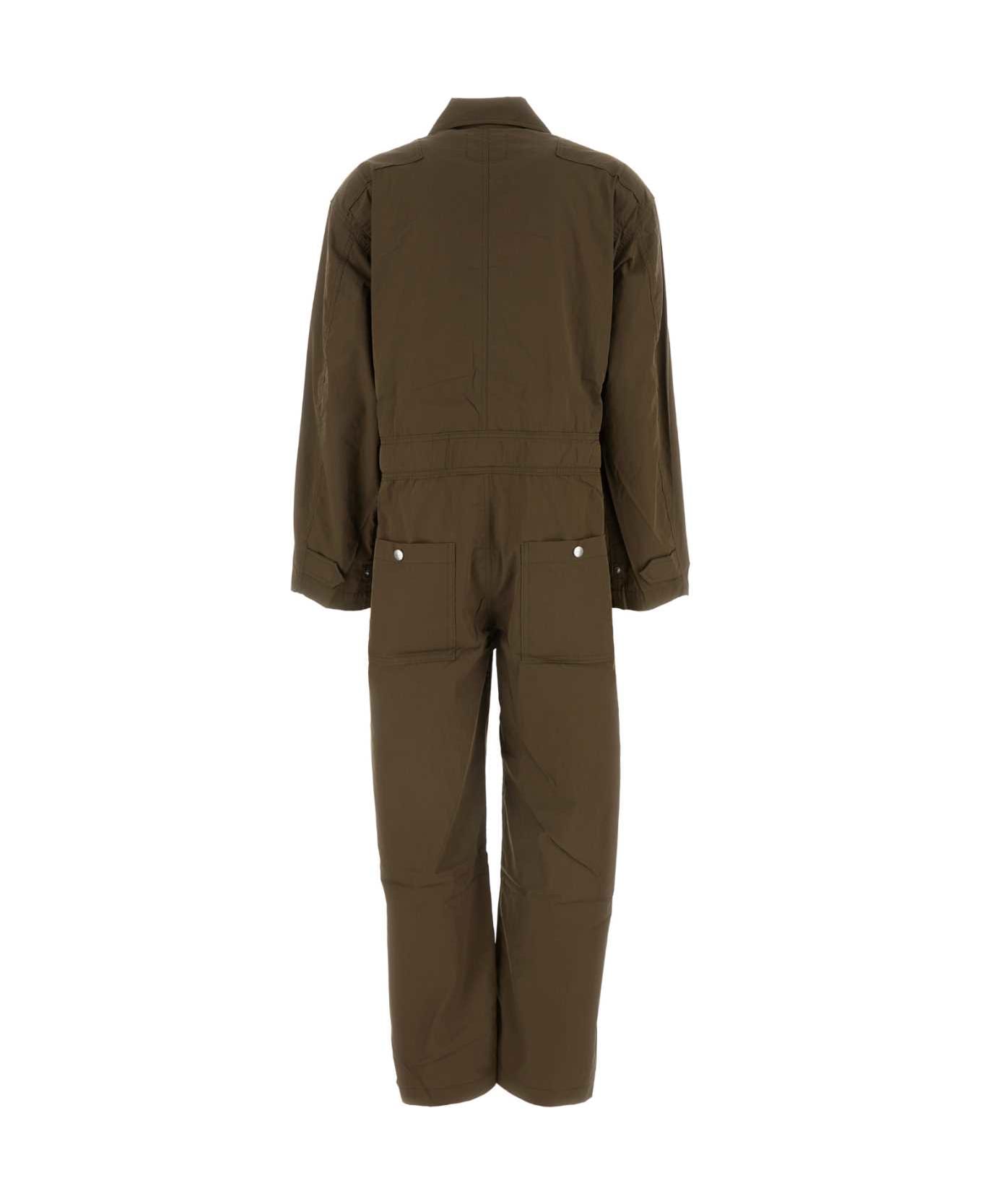 Marant Étoile Khaki Cotton Blend Rabbia Jumpsuit - KHAKI