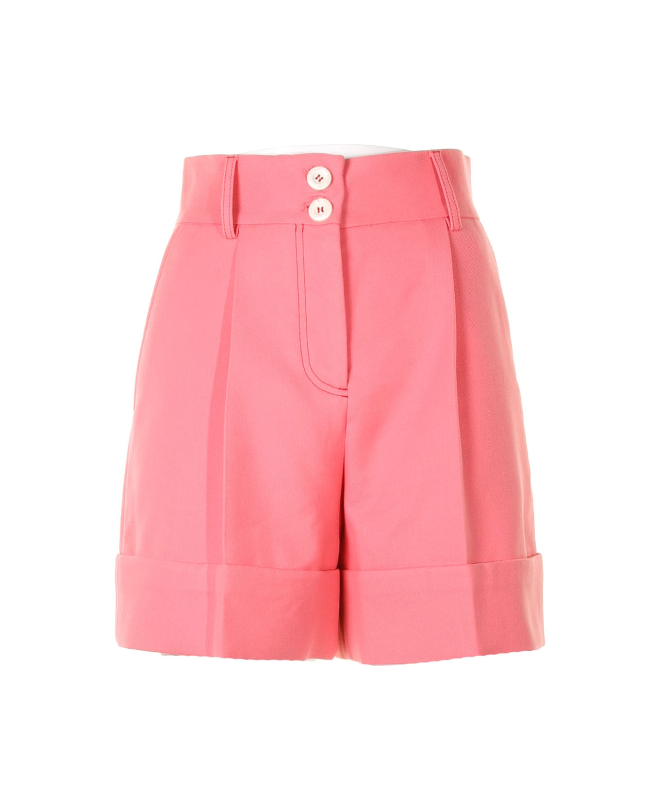 See by Chloé Pink High-waisted Shorts - SUNSET PINK ショートパンツ