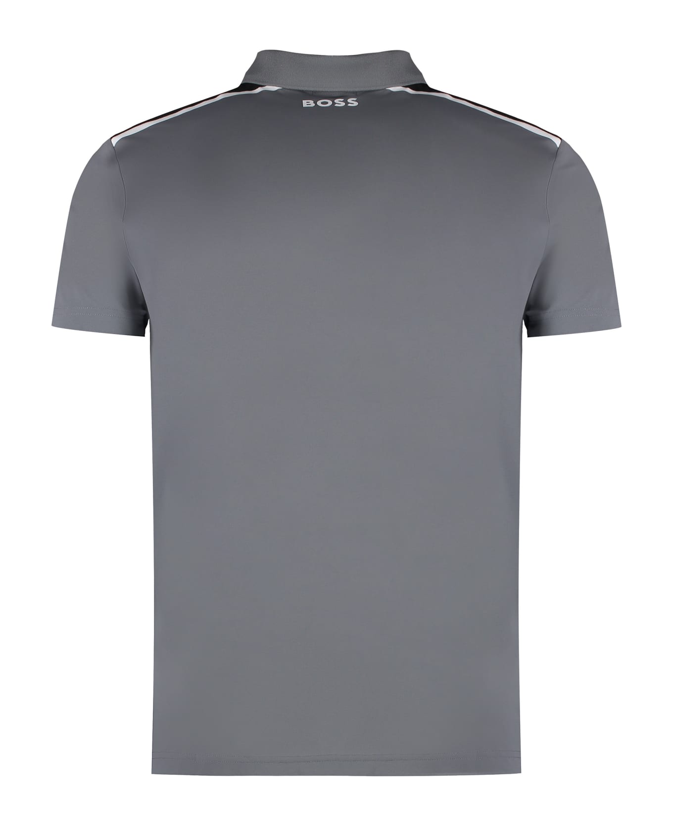 Hugo Boss Techno Jersey Polo Shirt - GREY