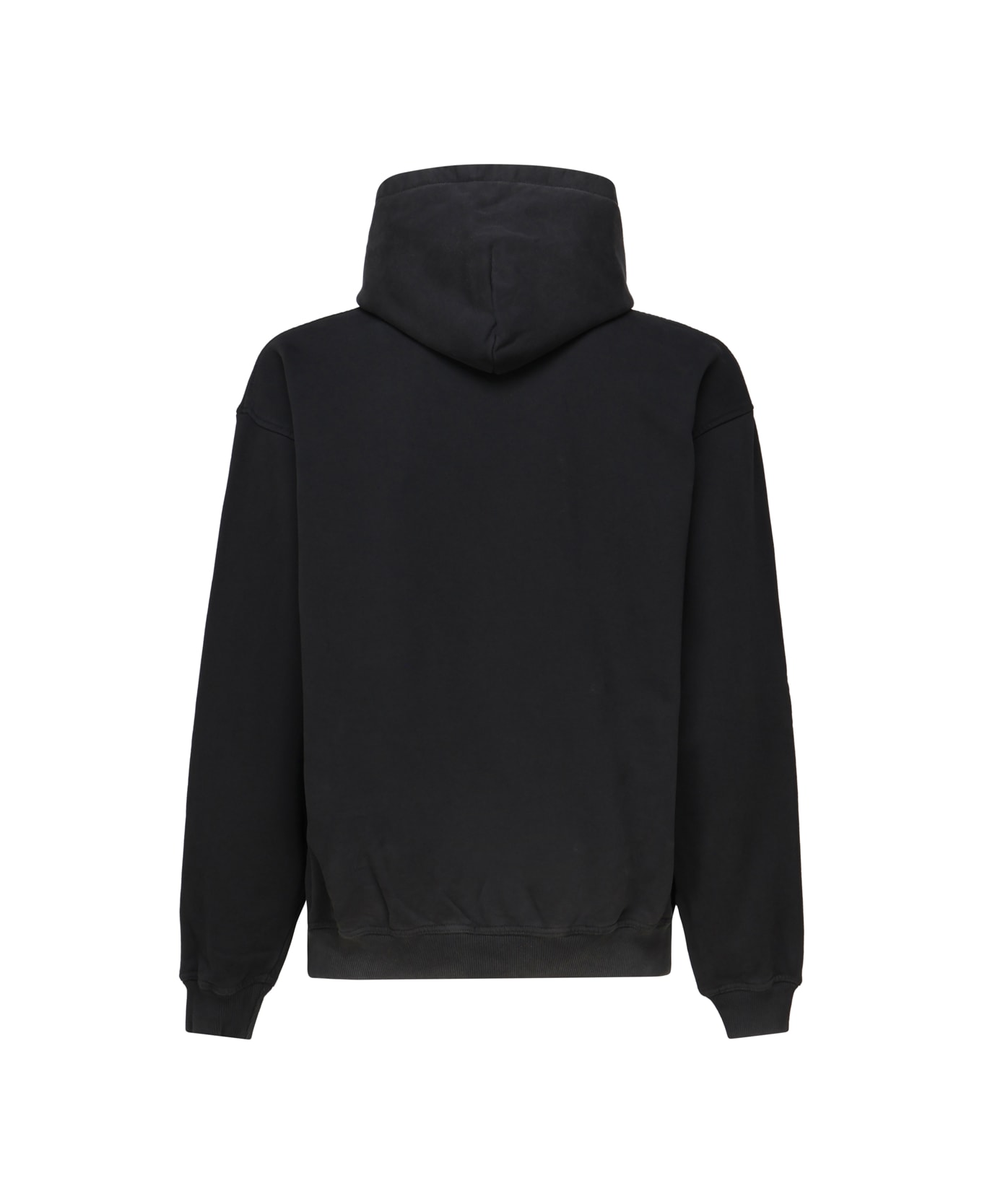REPRESENT Vintage Hooded Sweatshirt In Cotton - Vintage black
