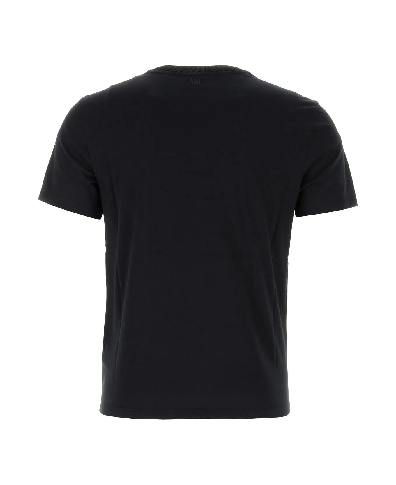 Ami Alexandre Mattiussi Black Cotton T-shirt - Black Tシャツ