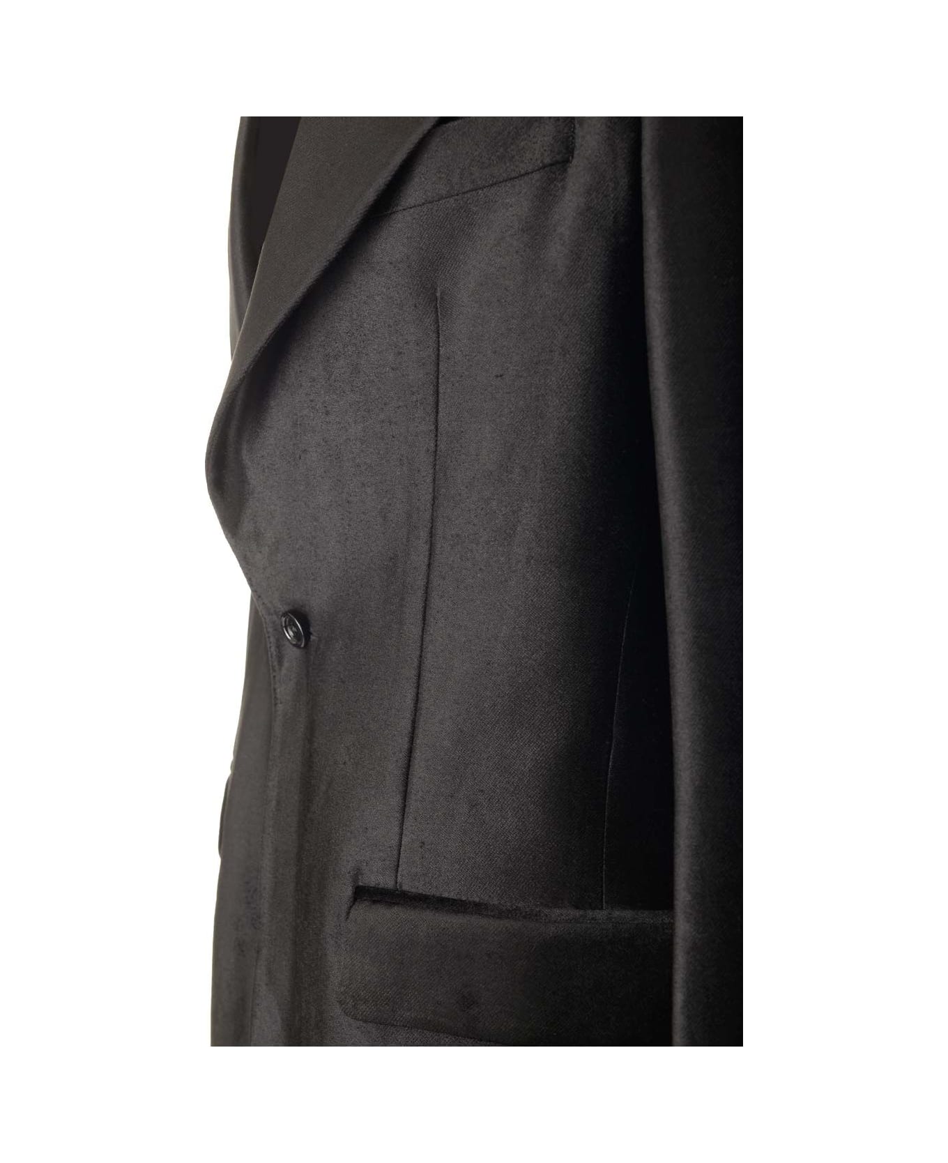 Lardini Velvet Jacket - Black