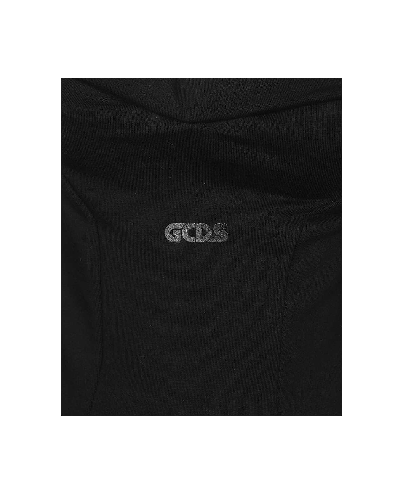 GCDS Cotton Mini-dress - black トップス