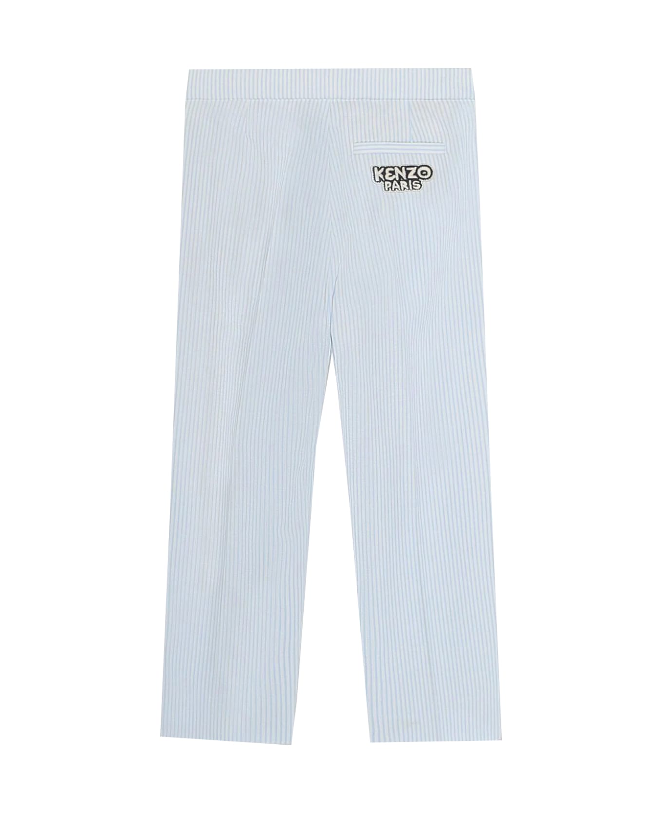 Kenzo Cotton Pants - Light blue