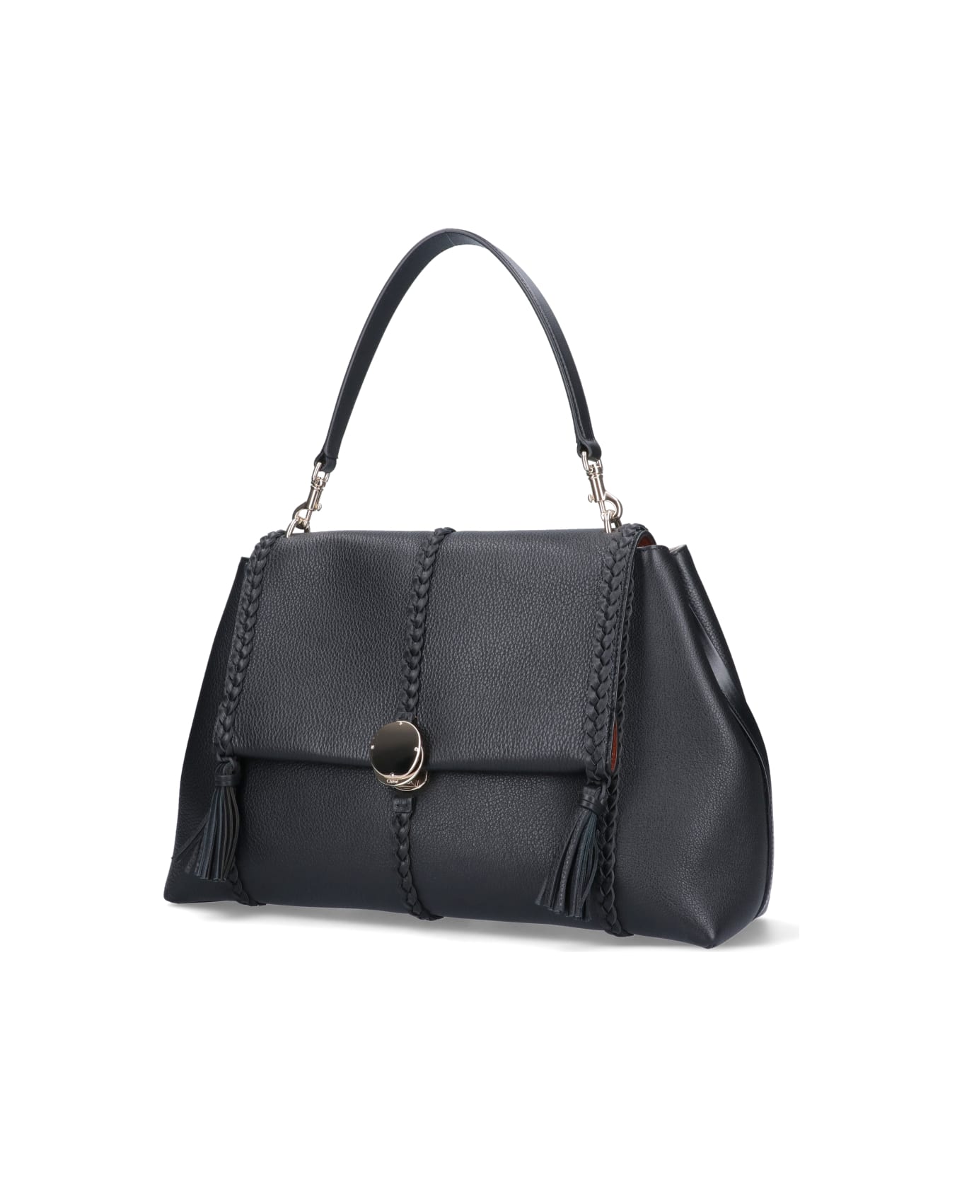 Chloé Penelope Large Leather Bag - Black