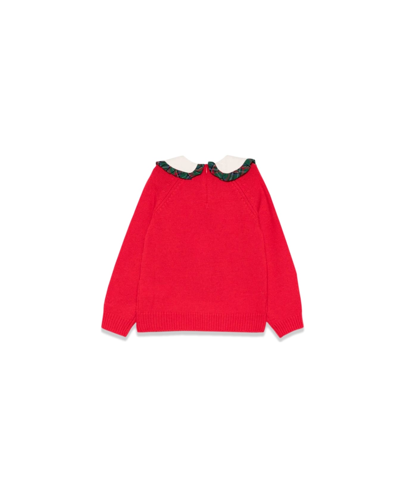MC2 Saint Barth Collar Sweater With Baloon Cuff - MULTICOLOUR