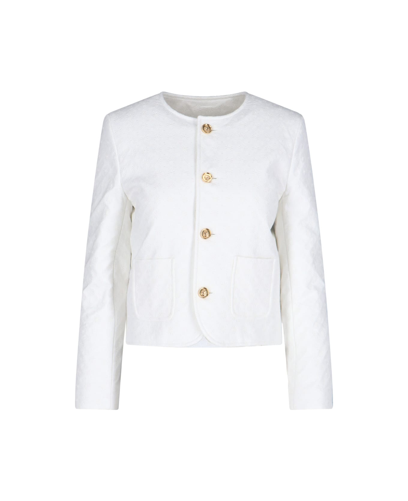 Celine Quilted Jacket "chelsea" - White