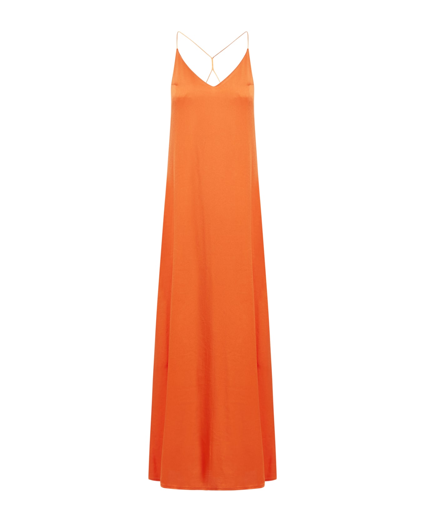 Nina Dress Athena Silk - Orange