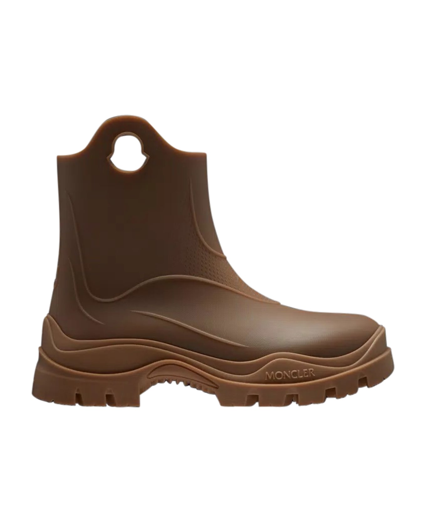 Moncler Misty Rubber Boots - brown