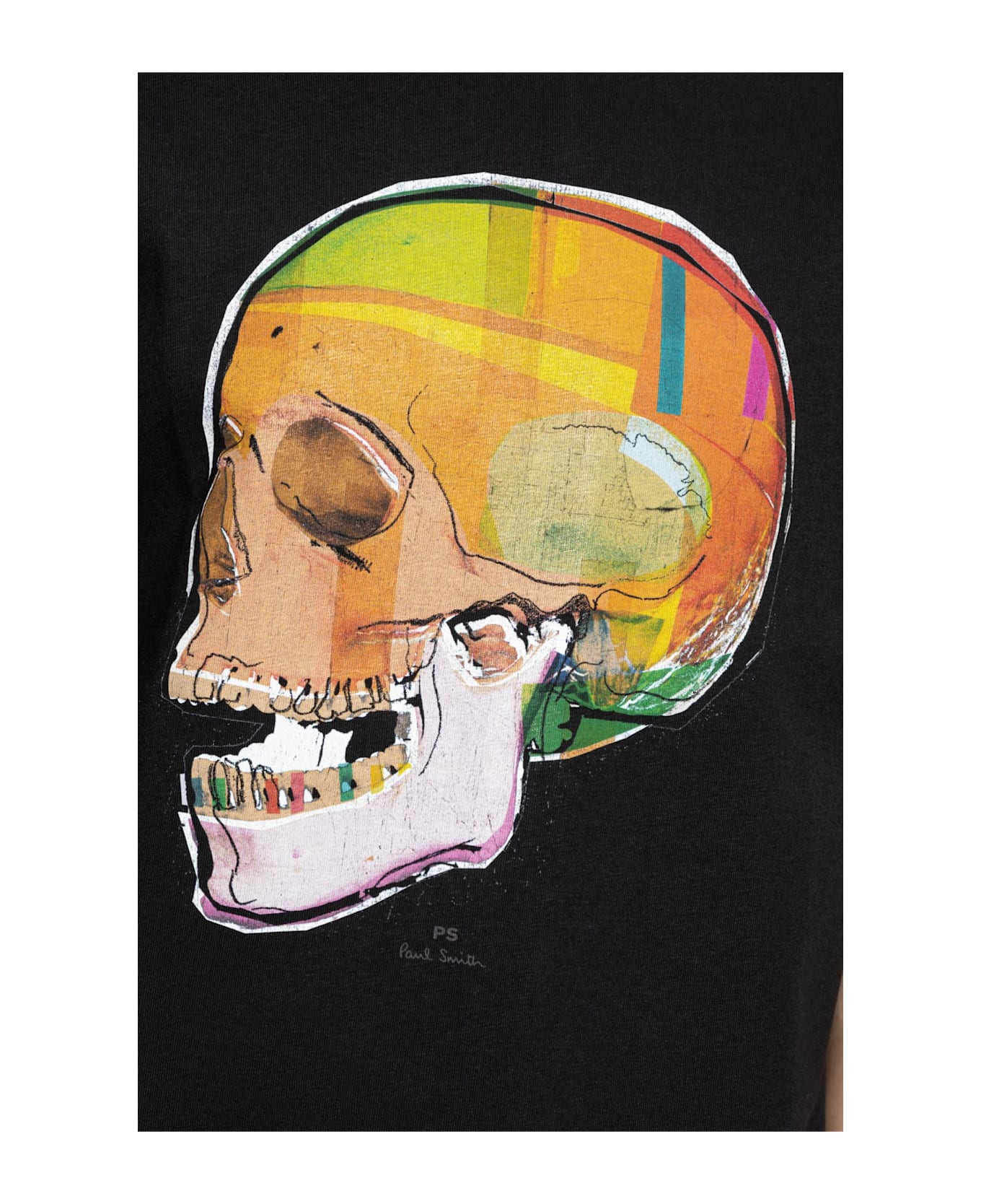 Paul Smith Ps Paul Smith T-shirt With Print - BLACK
