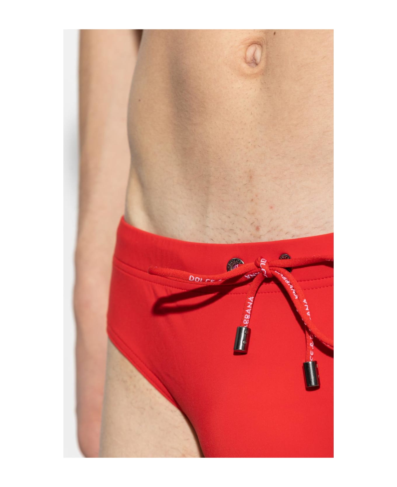 Dolce & Gabbana Swimming Briefs - Rosso