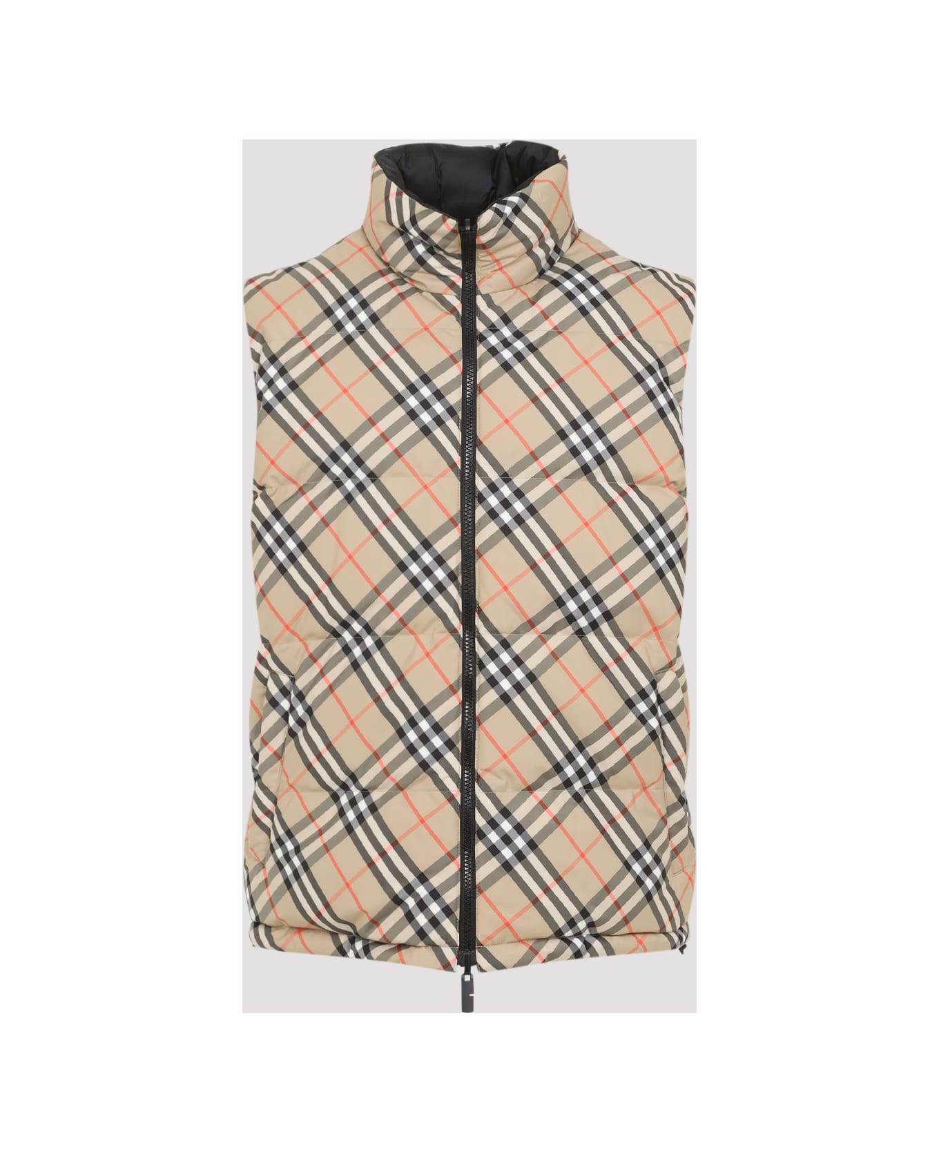 Burberry Snowhill Padded Gilet - Sand Ip Check