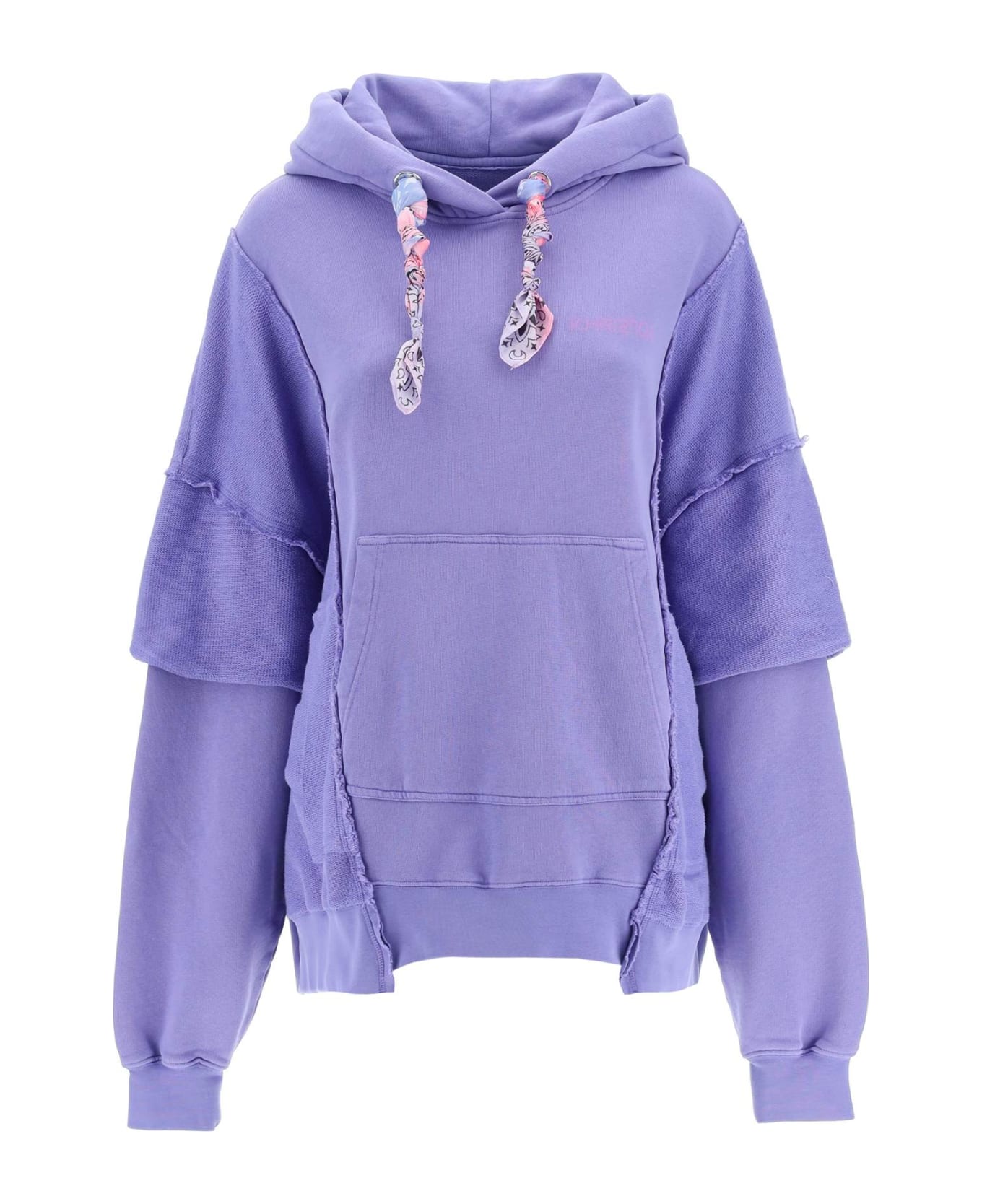Khrisjoy Oversized Hooded Sweatshirt - WISTERIA (Purple) フリース