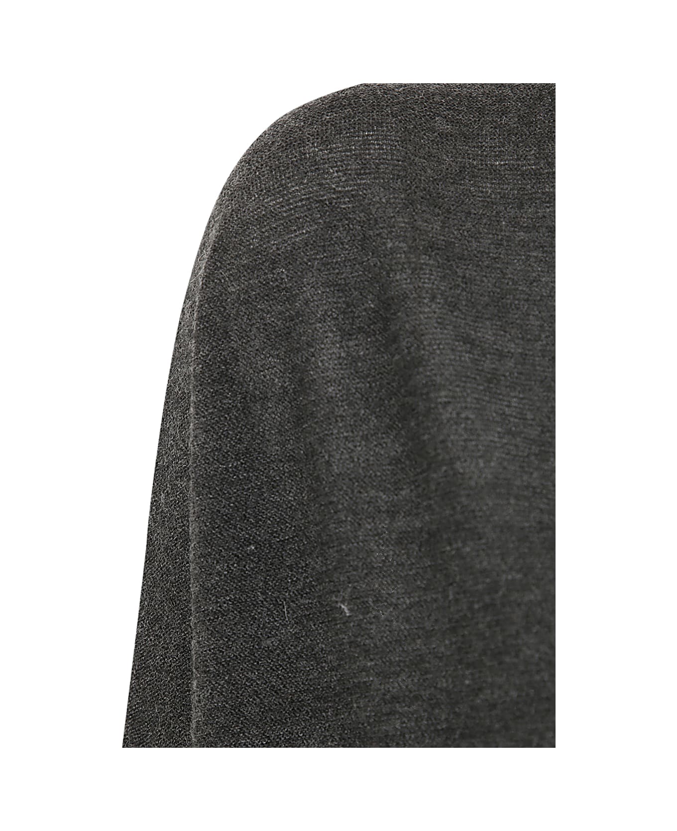 Gentry Portofino Knit V Neck Sweater - Anthracite