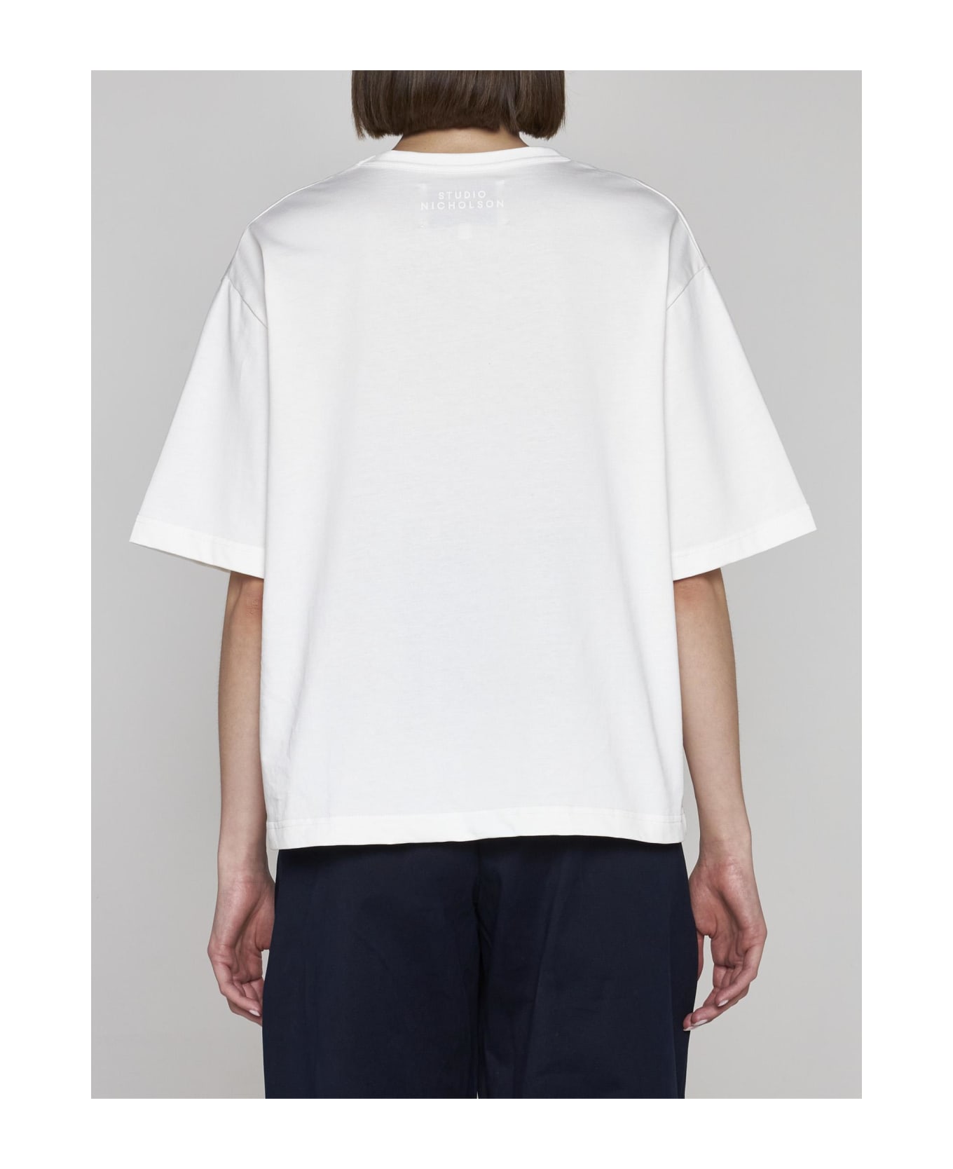 Studio Nicholson Lees Cotton T-shirt - White
