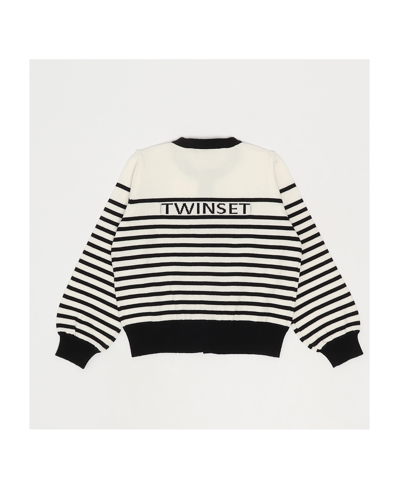 TwinSet Cardigan Cardigan - BIANCO-NERO