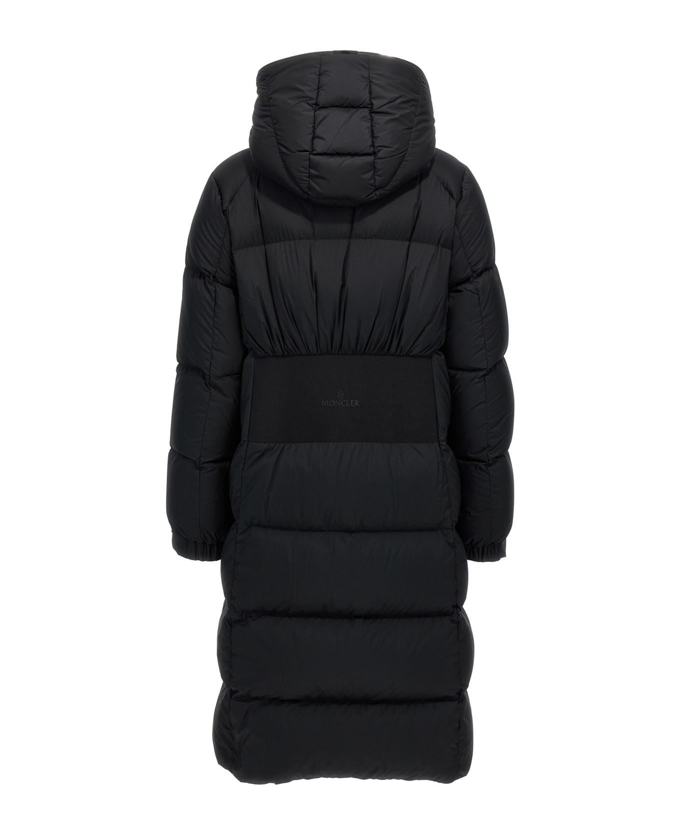 Moncler 'arredoun' Long Down Jacket - Black  