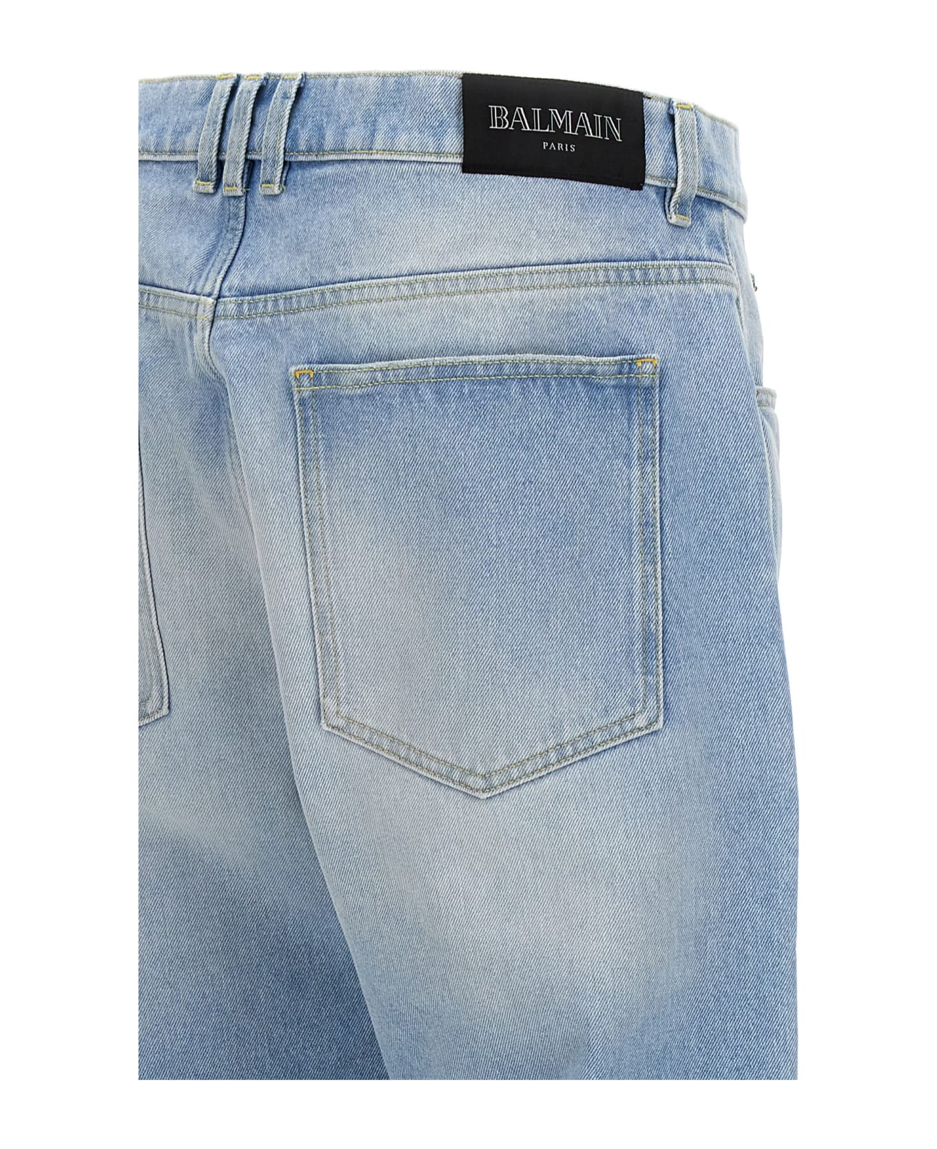 Balmain Loose Jeans - BLEUJEANCLAIR