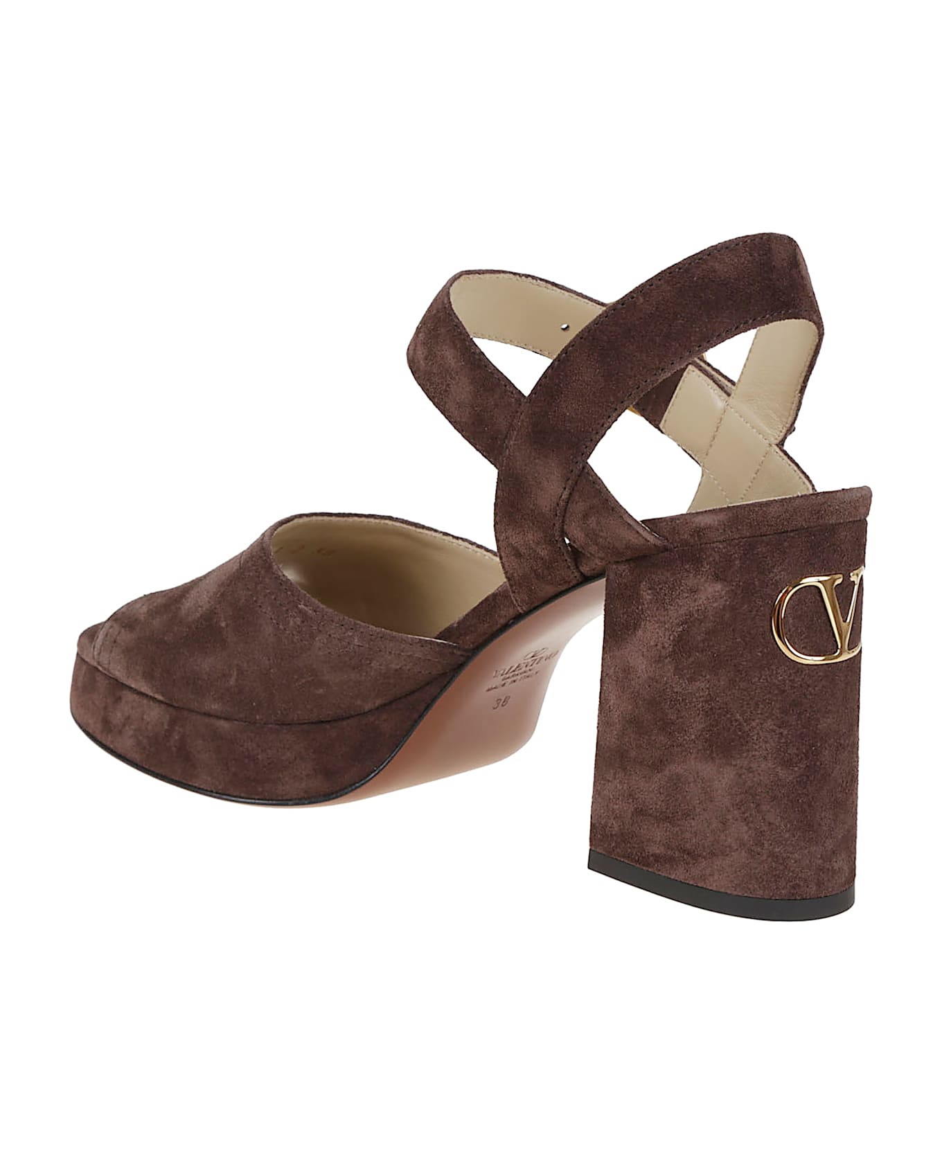 Valentino Garavani Sandal Fawcette T. 25/100 - Brown