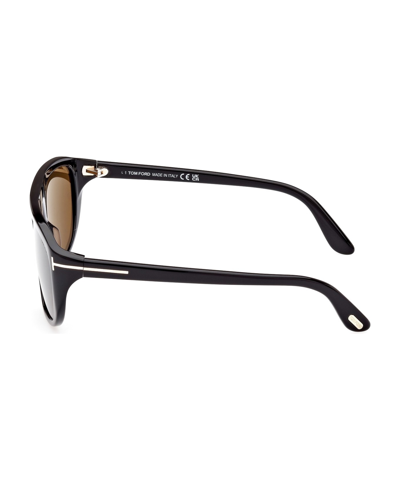 Tom Ford Eyewear Sunglasses Leight - Nero/Marrone