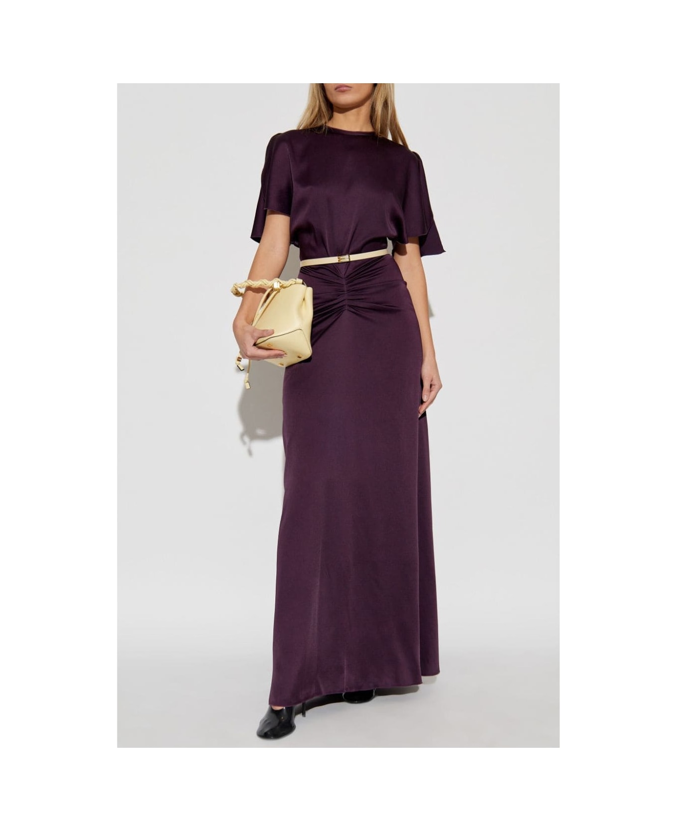 Victoria Beckham Gathered Waist Floor - Fig