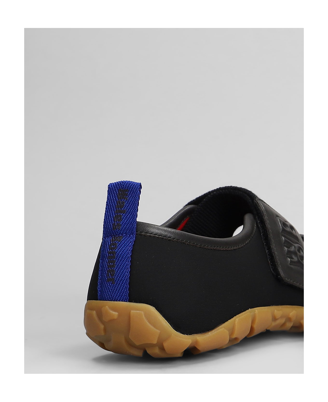 Wales Bonner Sneakers In Black Leather And Fabric - black
