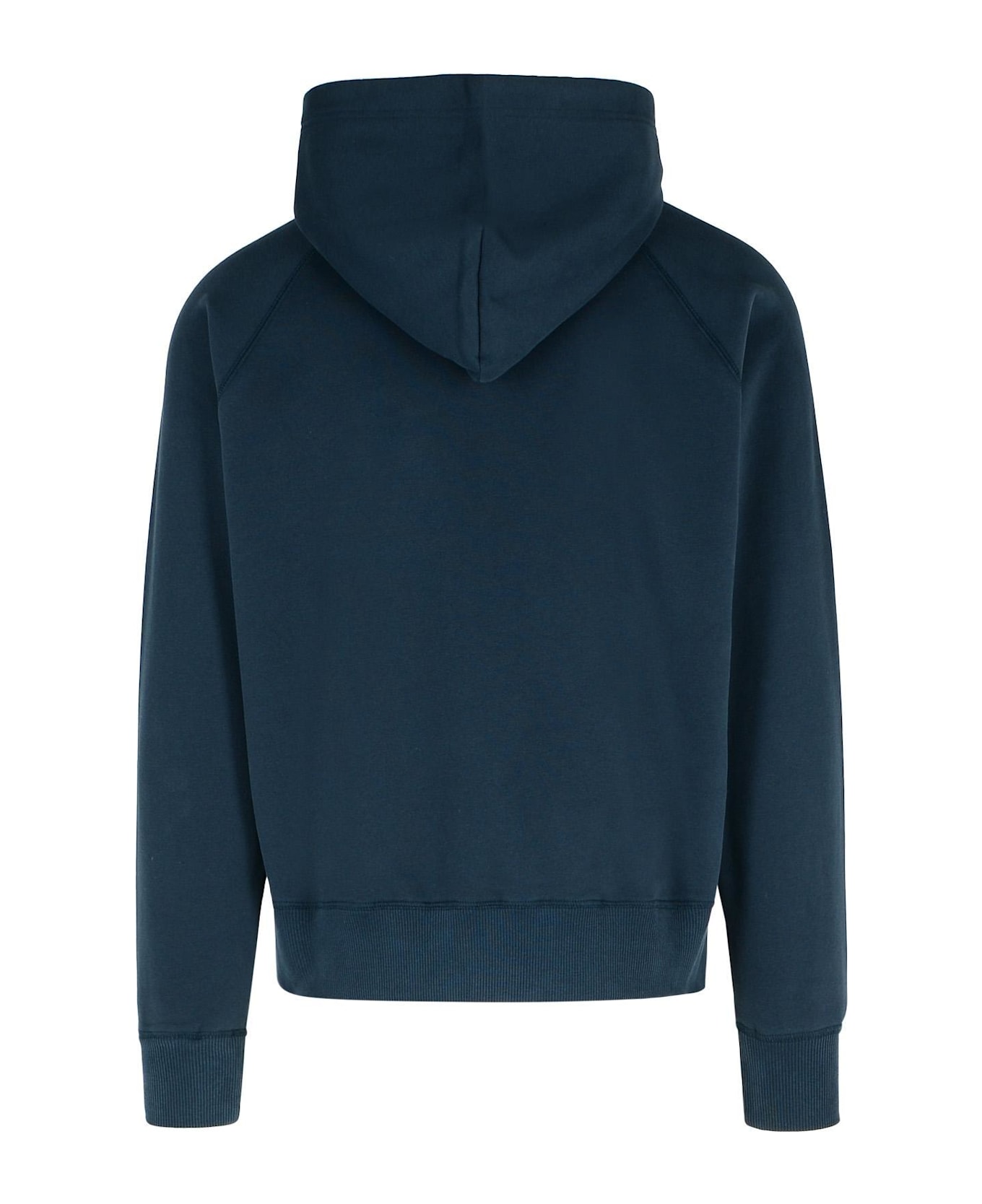 Tom Ford Zipped Hoodie - Ink Blue