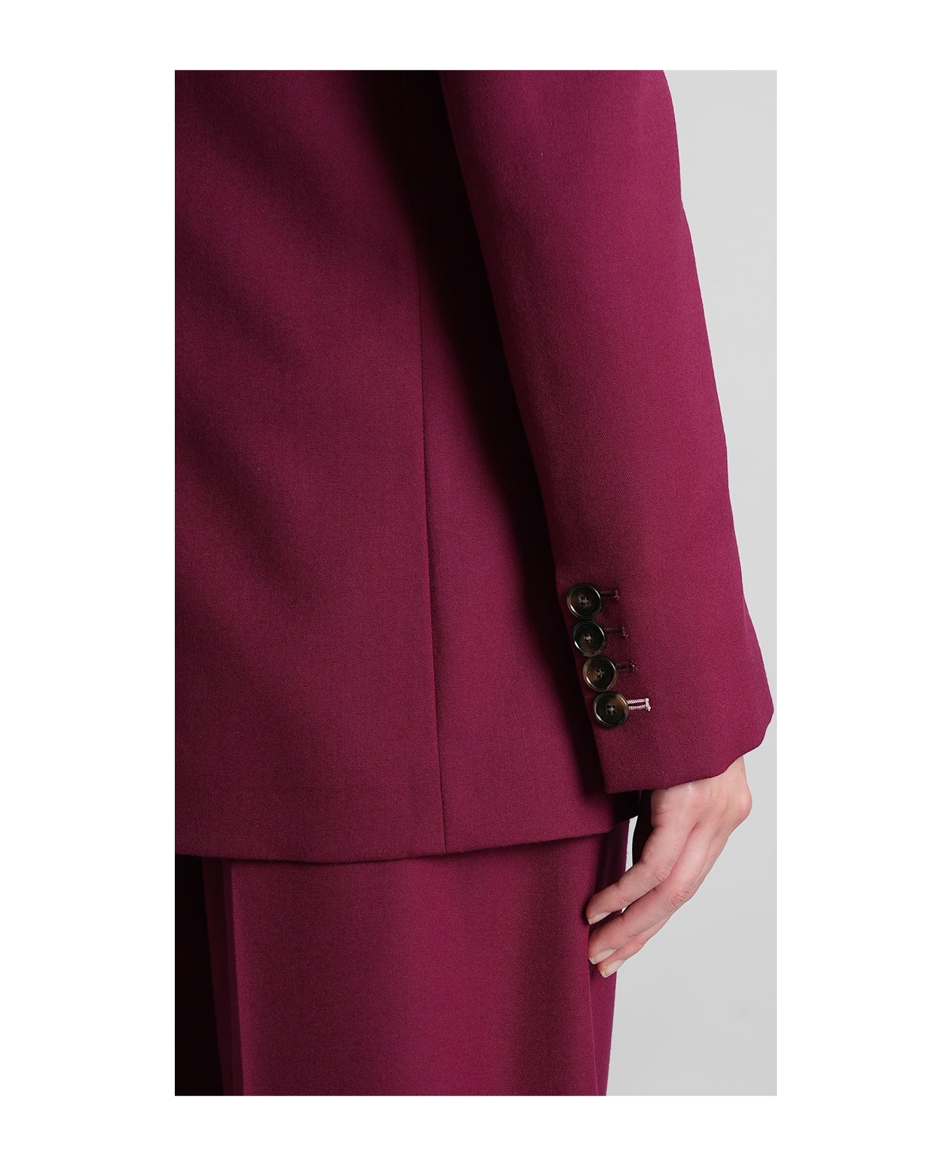 Stella McCartney Blazer In Bordeaux Viscose - bordeaux