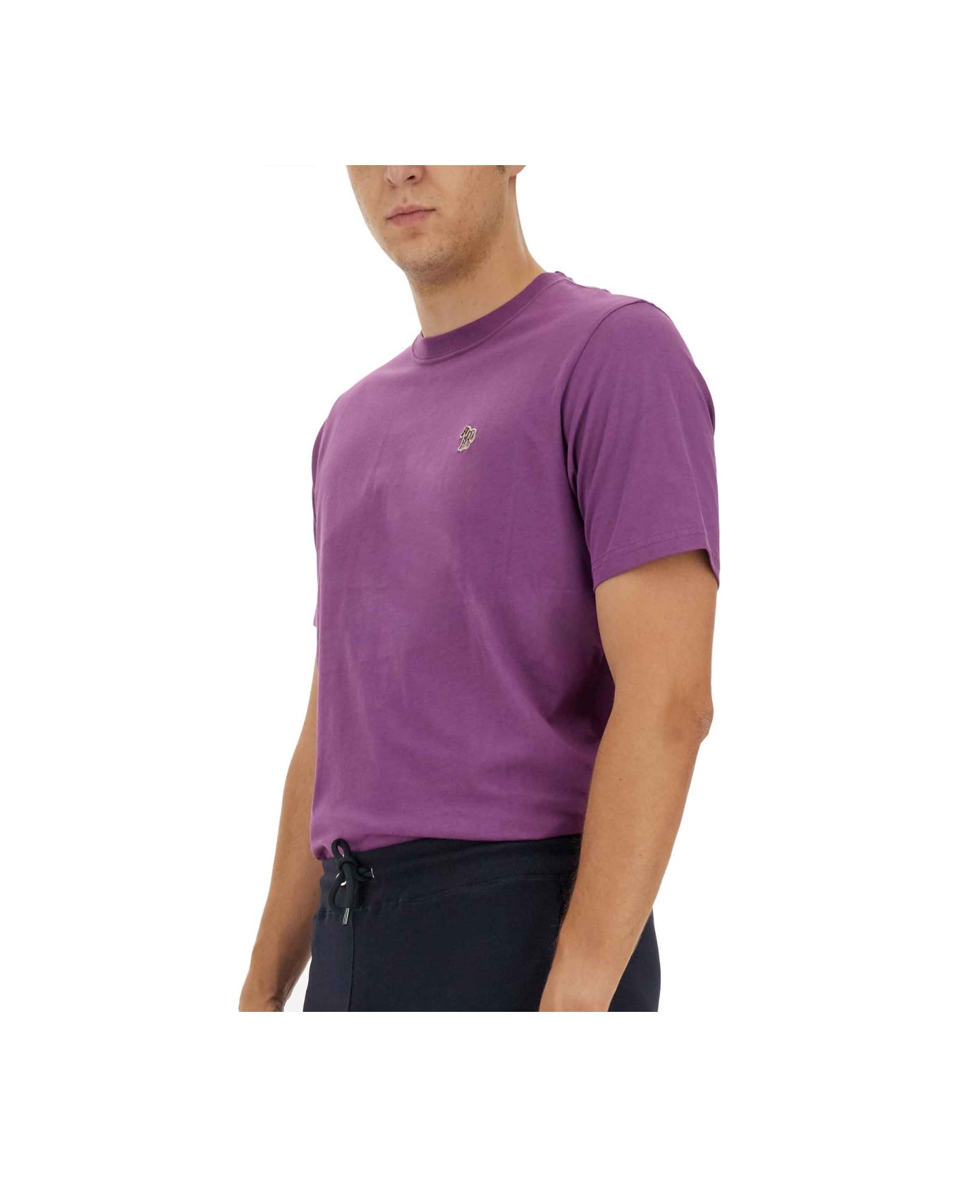 PS by Paul Smith 'zebra' T-shirt - PURPLE