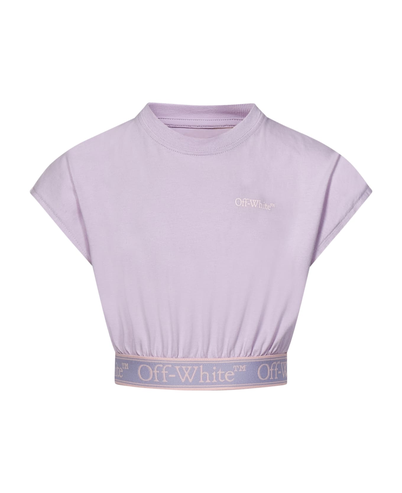 Off-White Kids T-shirt - Lilac Tシャツ＆ポロシャツ
