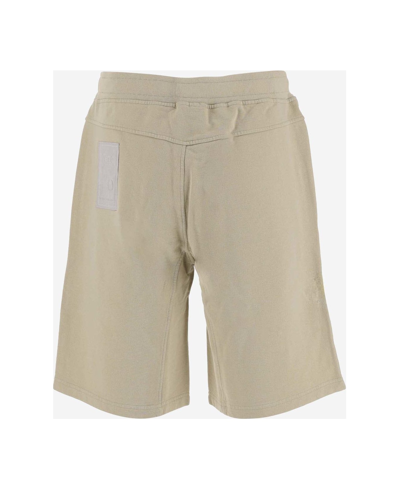 Ten C Cotton Shorts - Beige