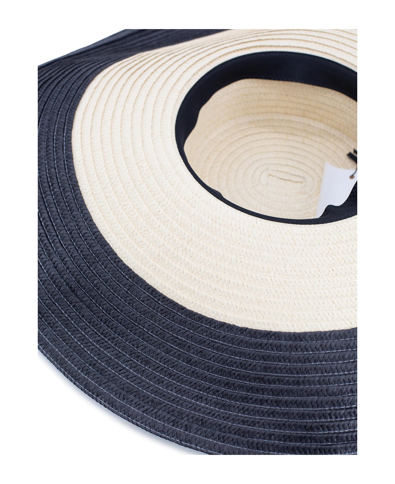 Paloma Barceló Raffia Hat - Black