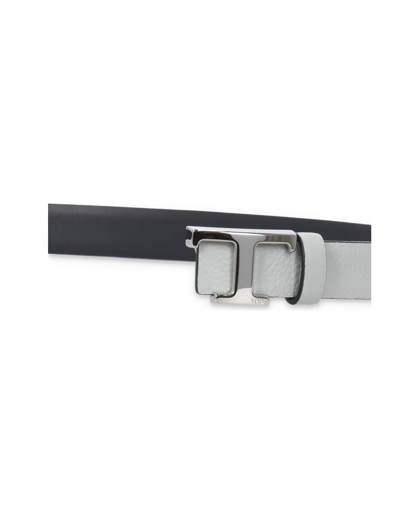 Tod
s Reversible T Timeless Leather Belt - Grey
