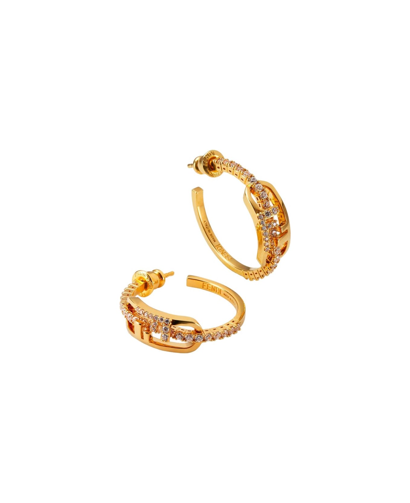 Fendi O
lock Earrings - Golden