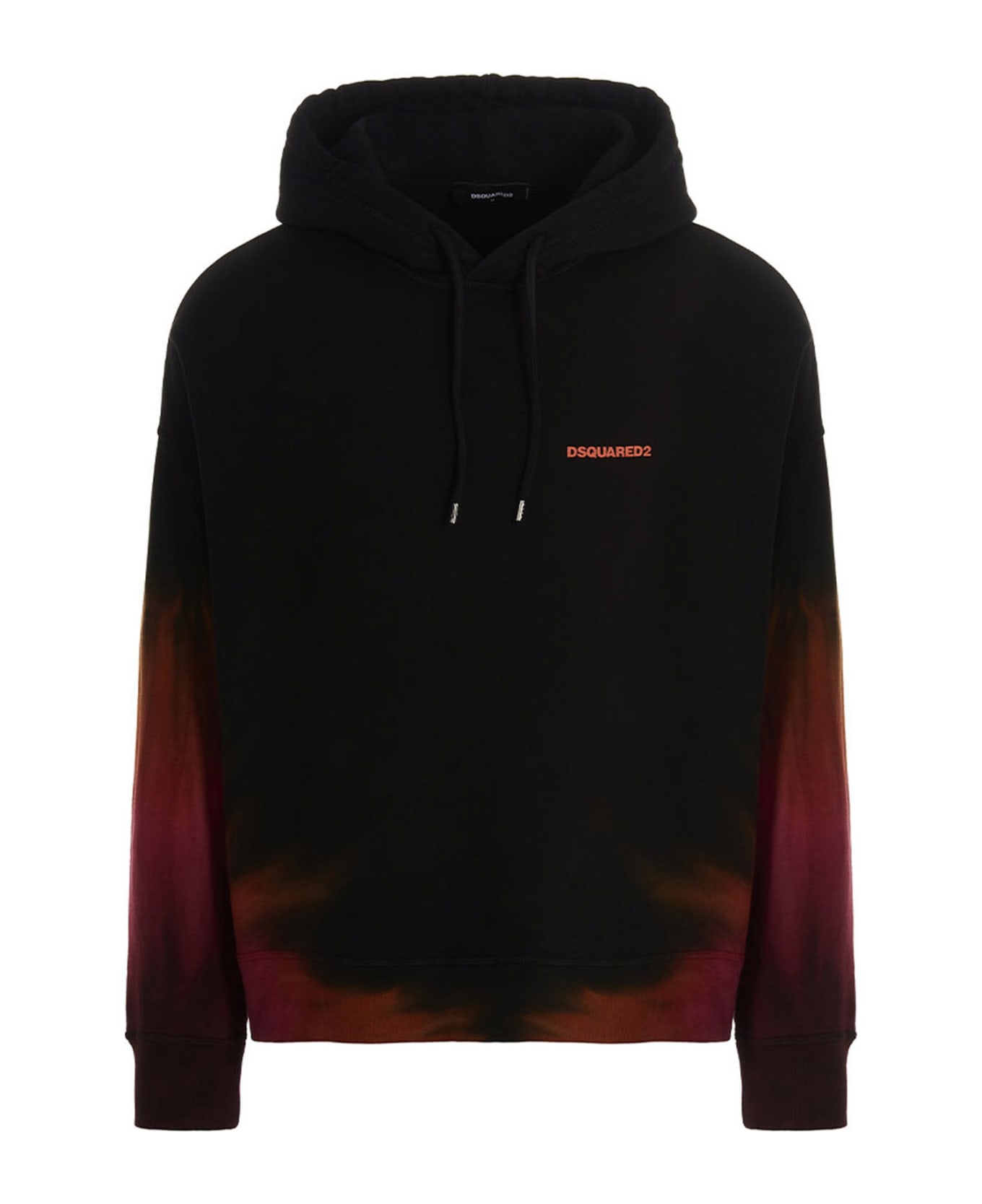 Dsquared2 'd2 Flame' Hoodie - Black  