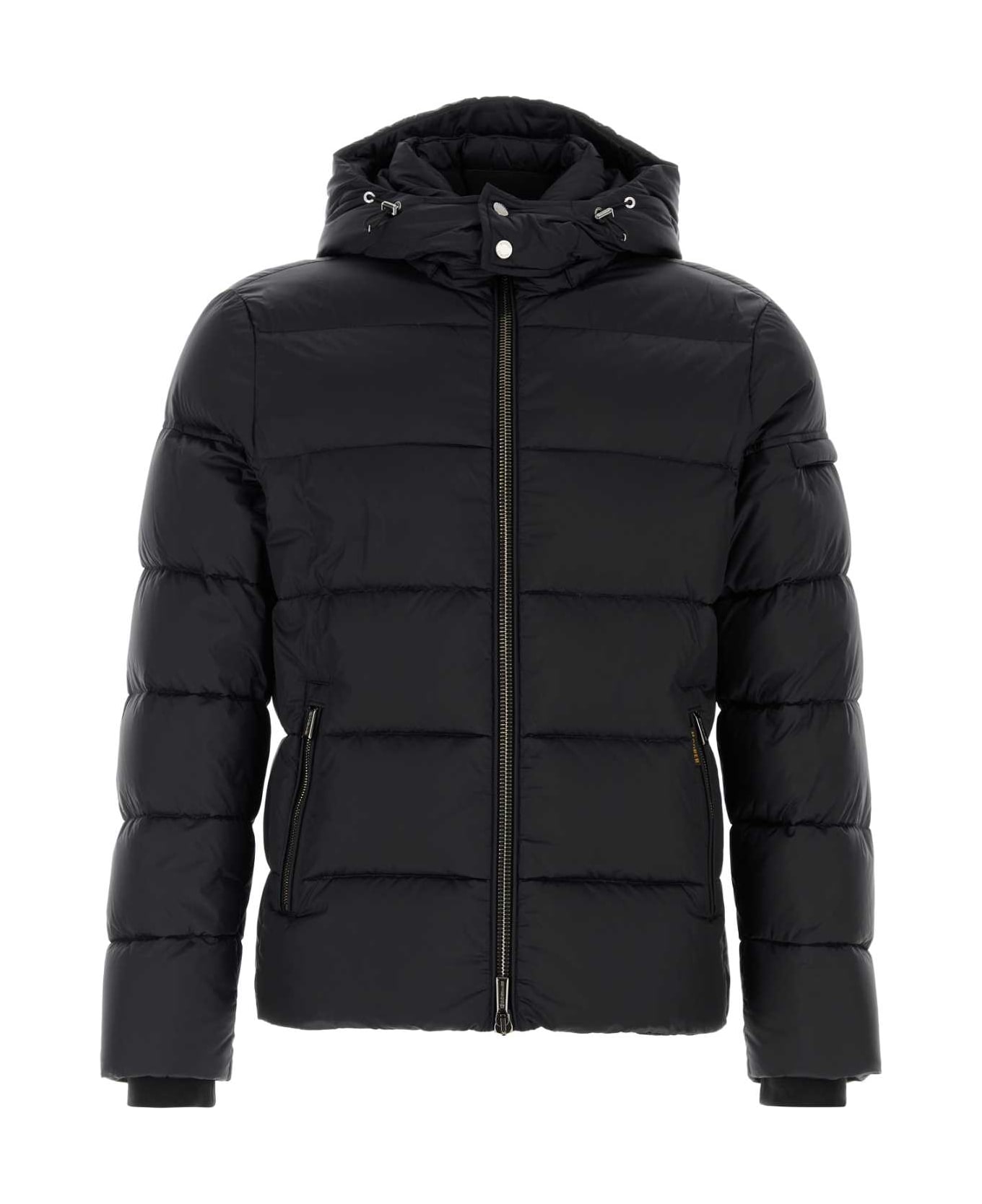 Moorer Navy Blue Nylon Brett Down Jacket - BLU