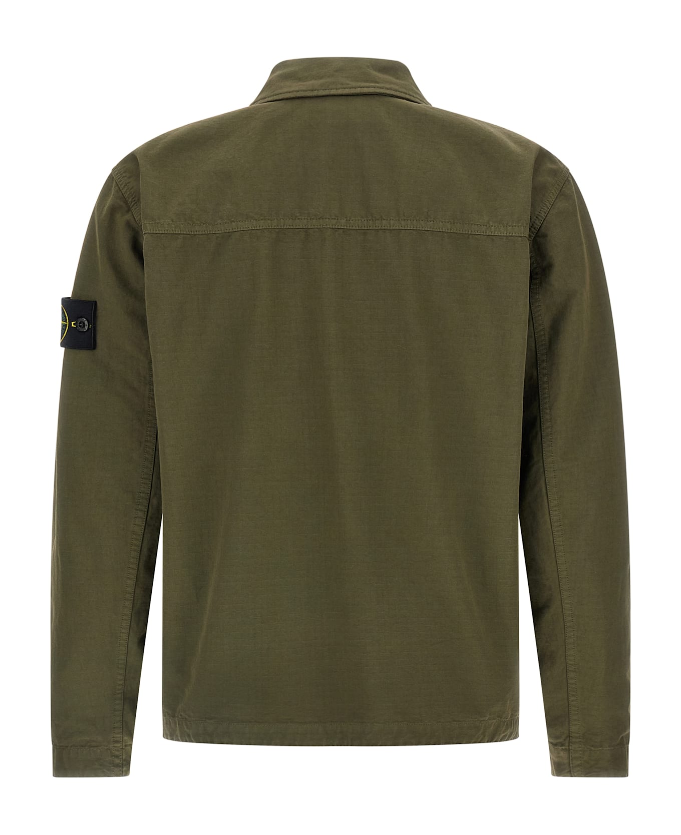 Stone Island Raw Cotton Overshirt - Green