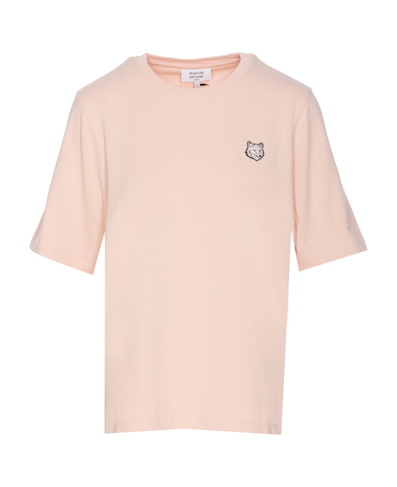 Maison Kitsuné Fox Head Patch Logo T-shirt - Pink