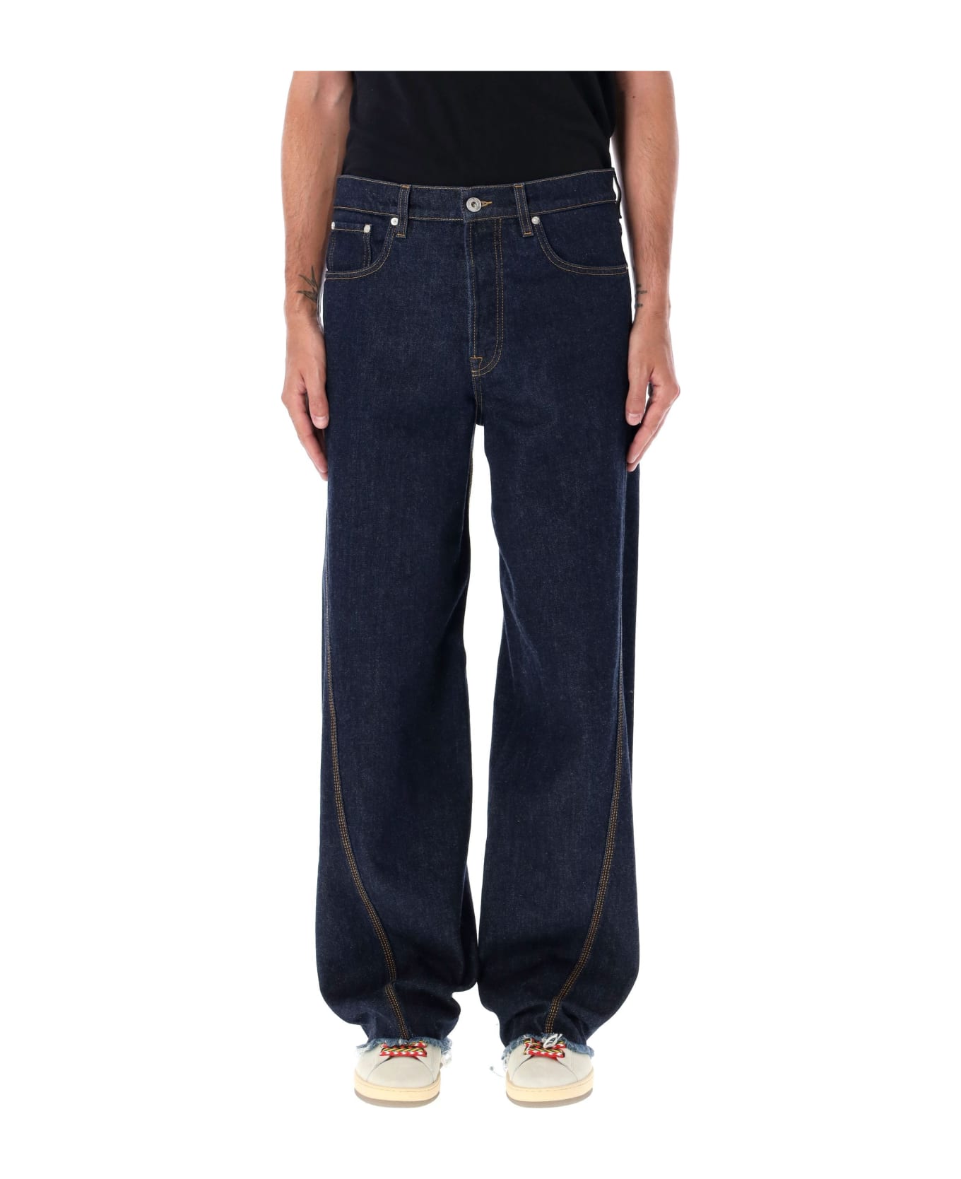 Lanvin Twisted Denim Jeans - BLUE デニム