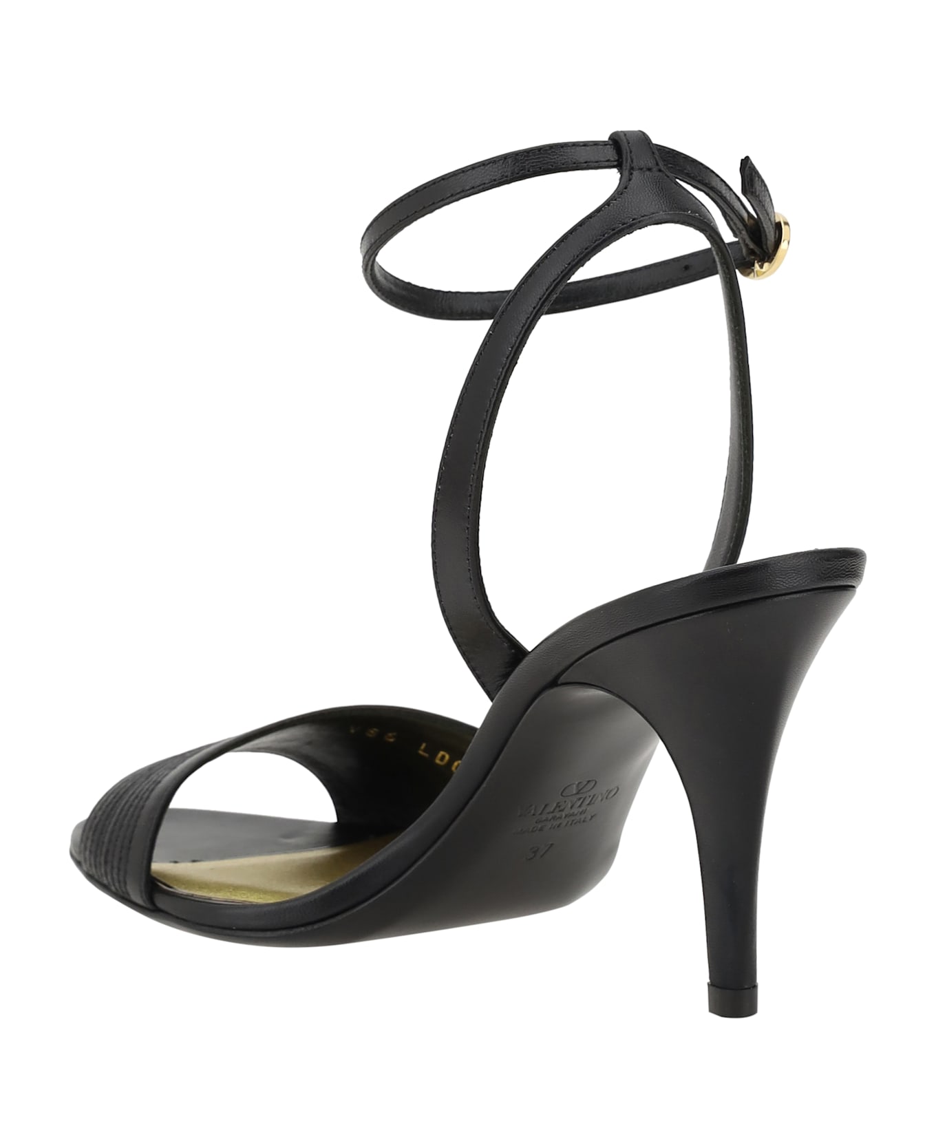 Valentino Garavani Logoed Sandals - Nero